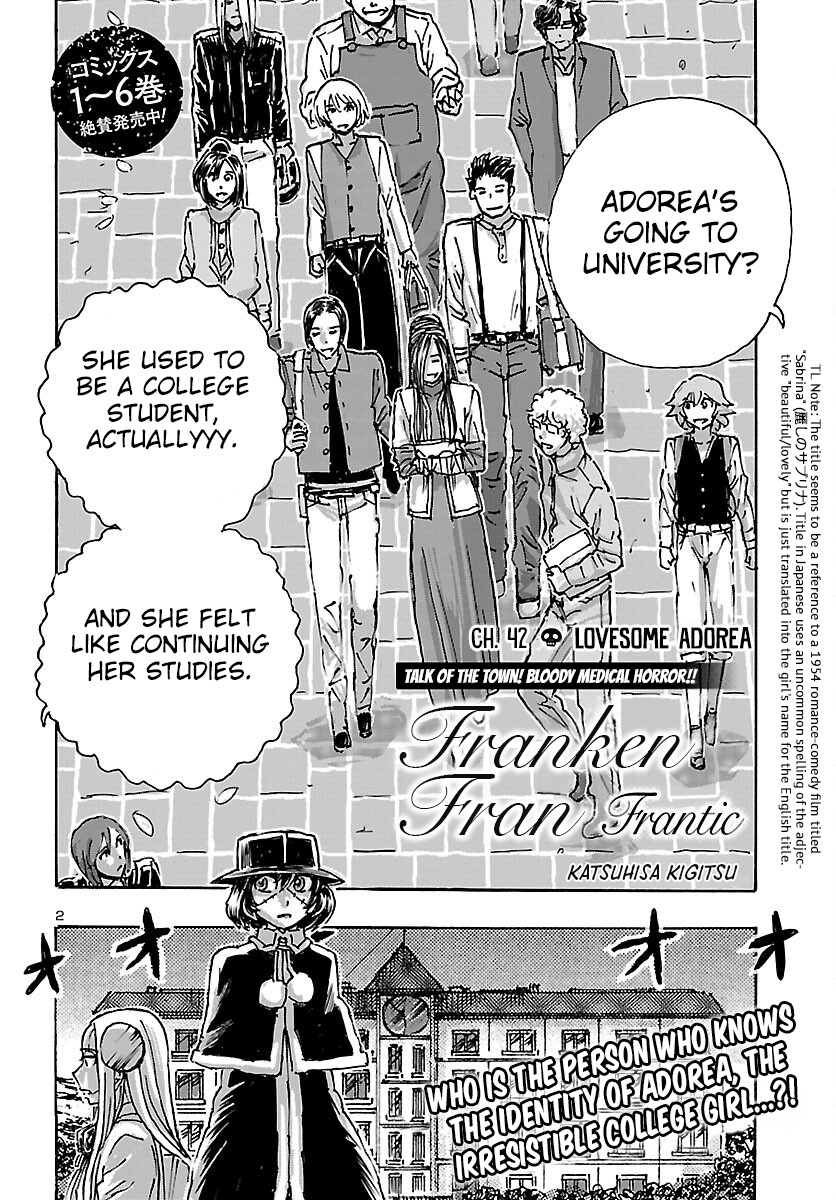 Franken Fran Frantic - Vol.7 Chapter 42: Lovesome Adorea