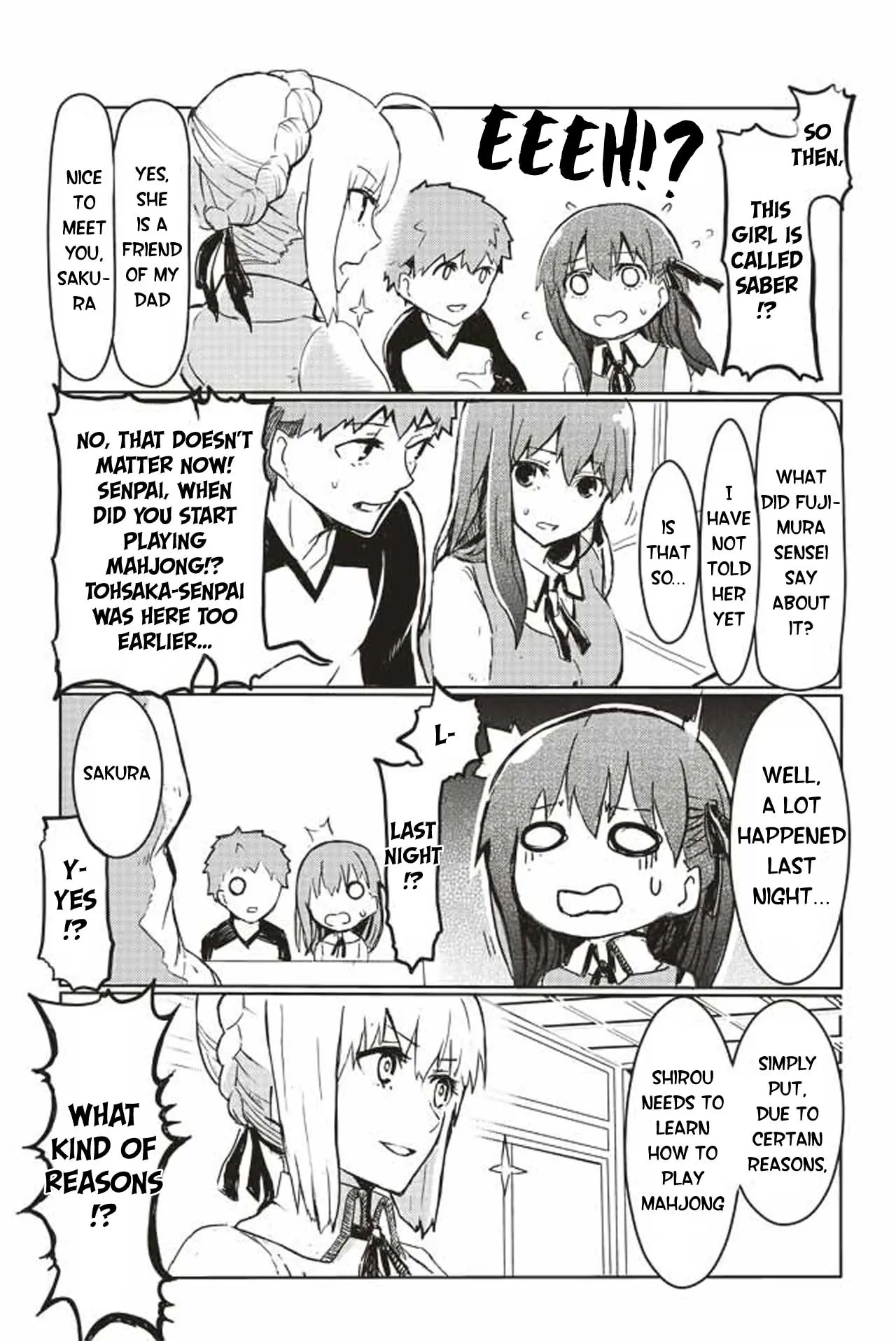 Fate/Mahjong Night - Seihai Sensou - Chapter 54