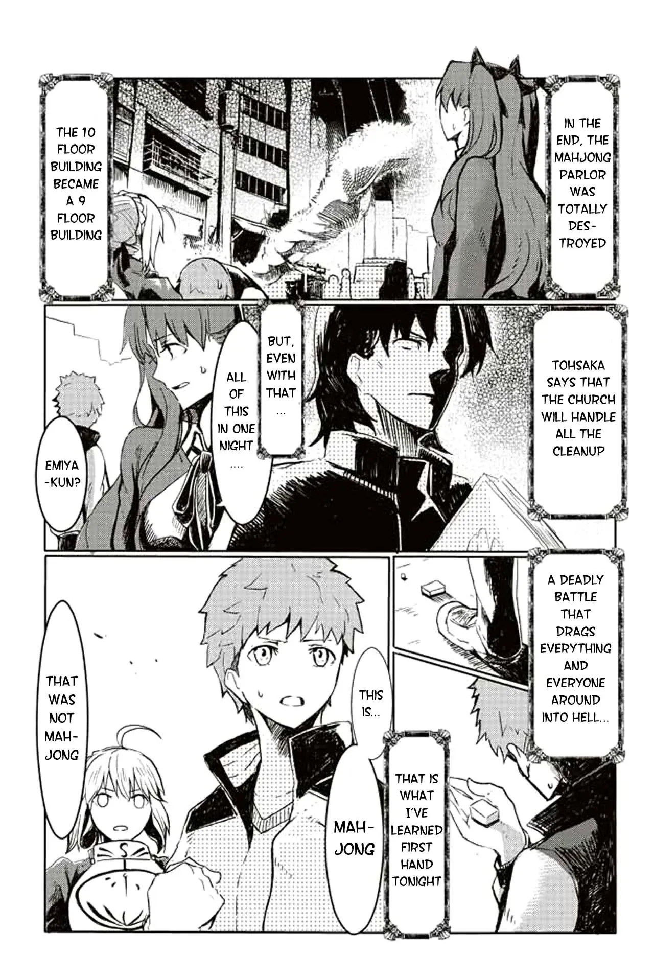 Fate/Mahjong Night - Seihai Sensou - Chapter 46