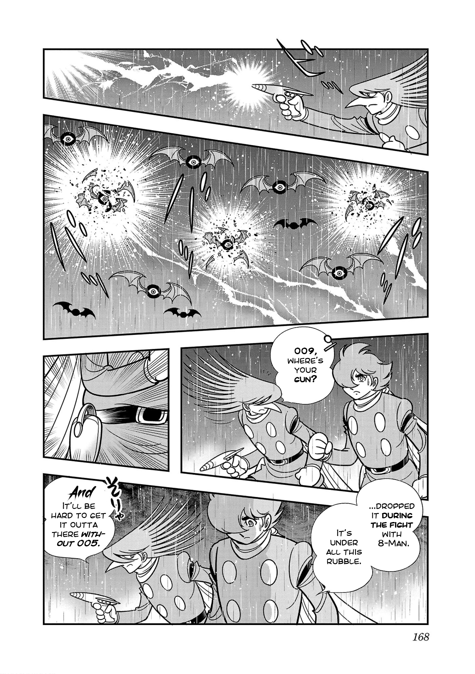 8-Man Vs Cyborg 009 - Vol.1 Chapter 5: Resurrected Demon God