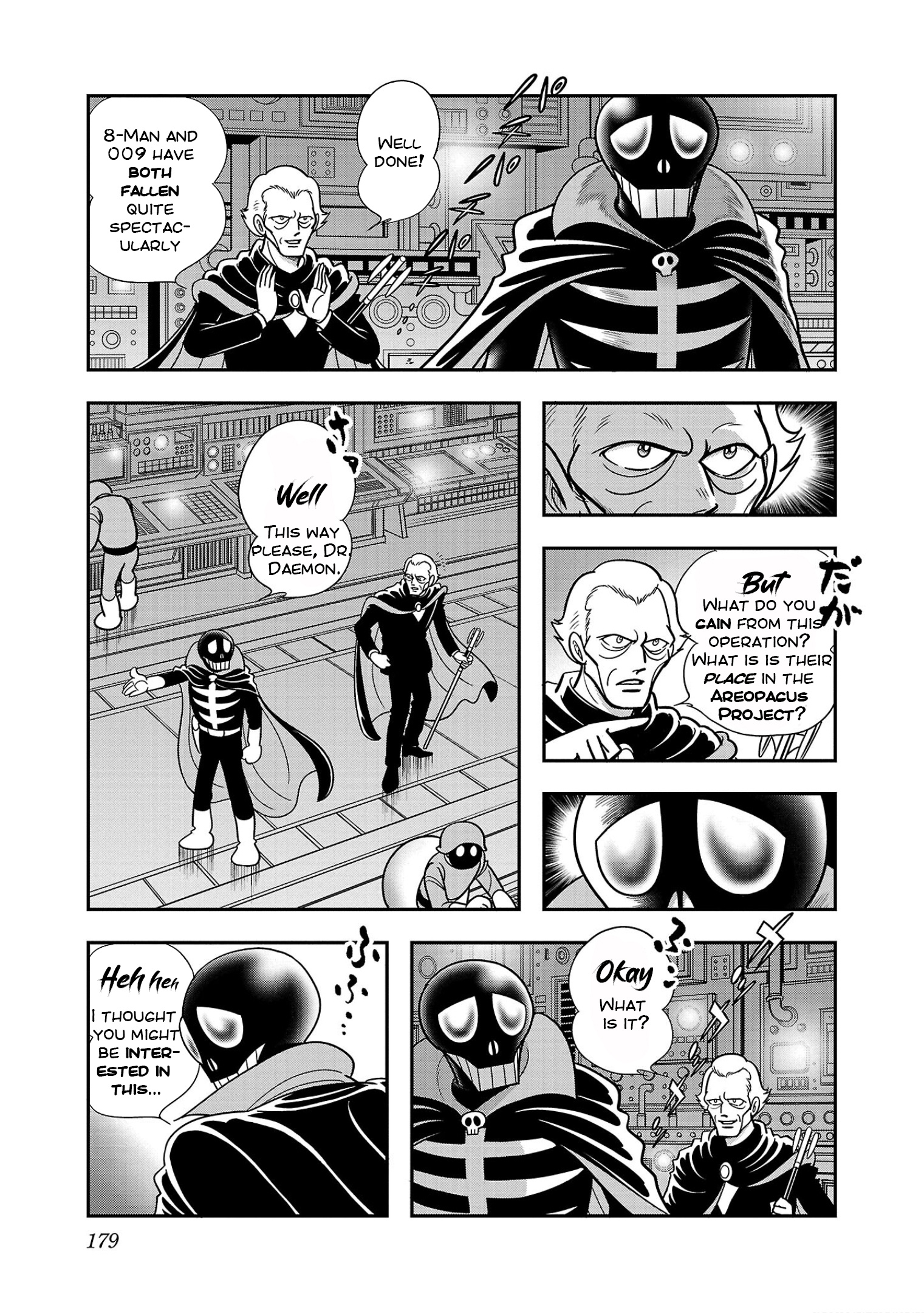 8-Man Vs Cyborg 009 - Vol.1 Chapter 5: Resurrected Demon God