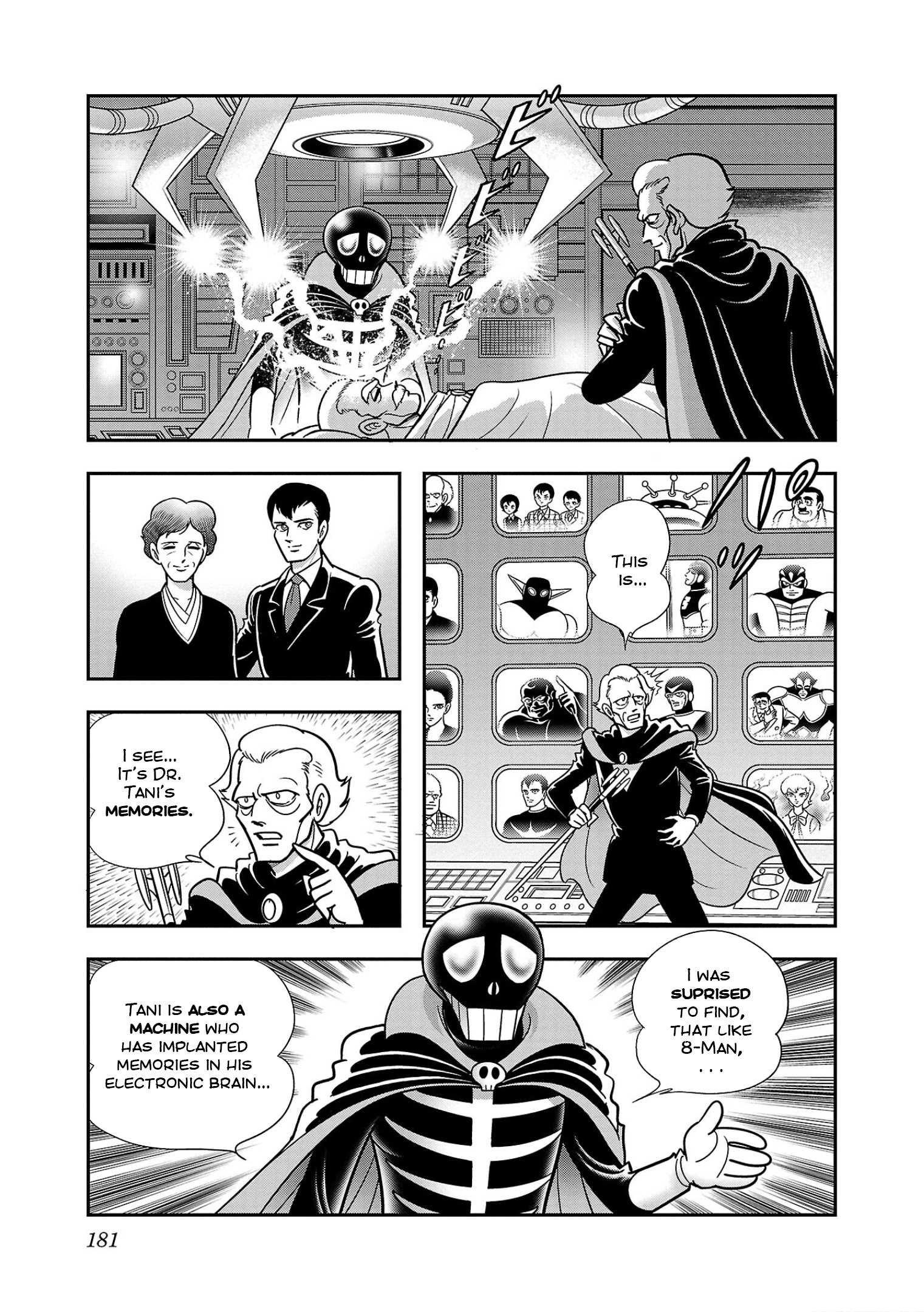 8-Man Vs Cyborg 009 - Vol.1 Chapter 5: Resurrected Demon God