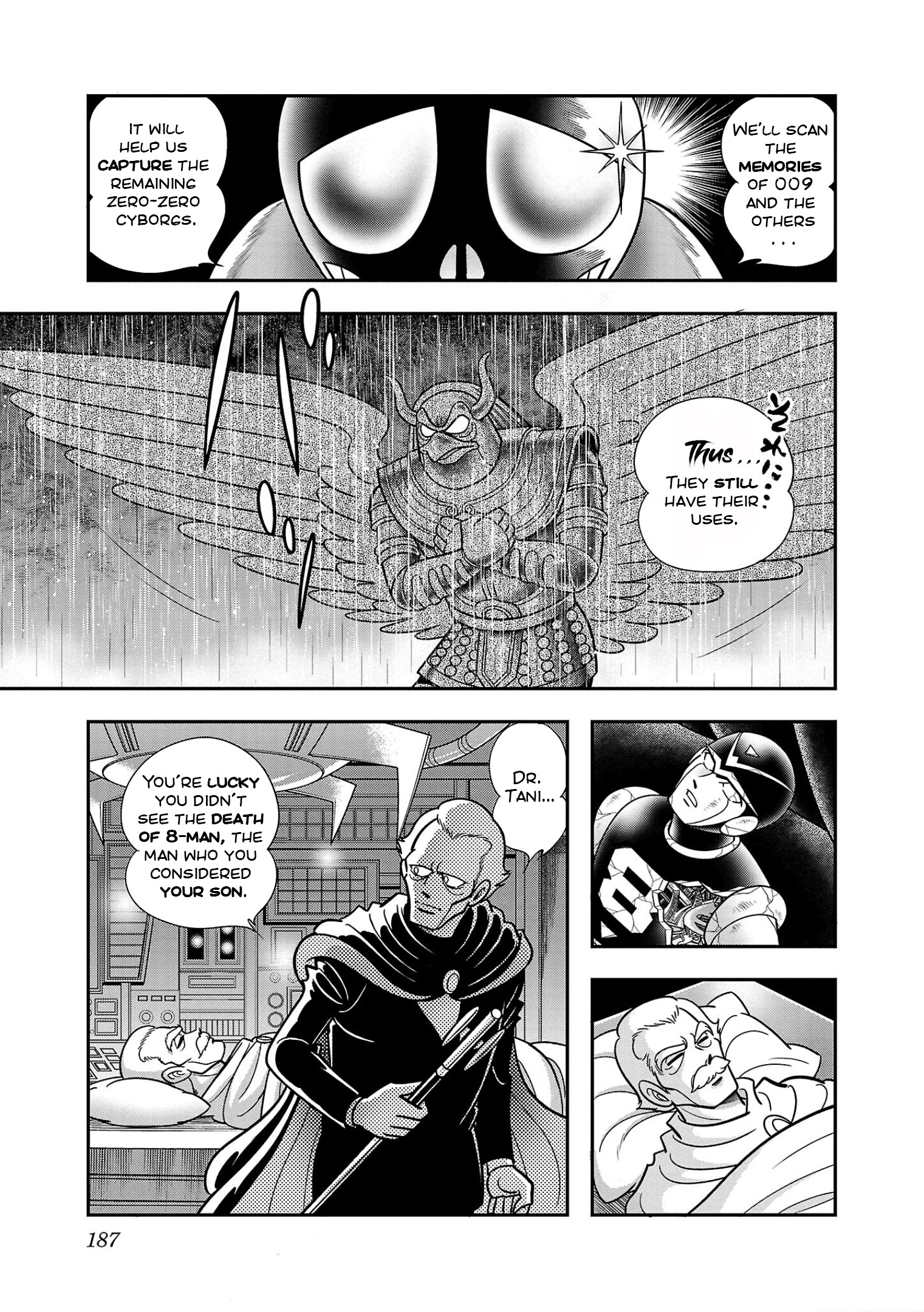 8-Man Vs Cyborg 009 - Vol.1 Chapter 5: Resurrected Demon God