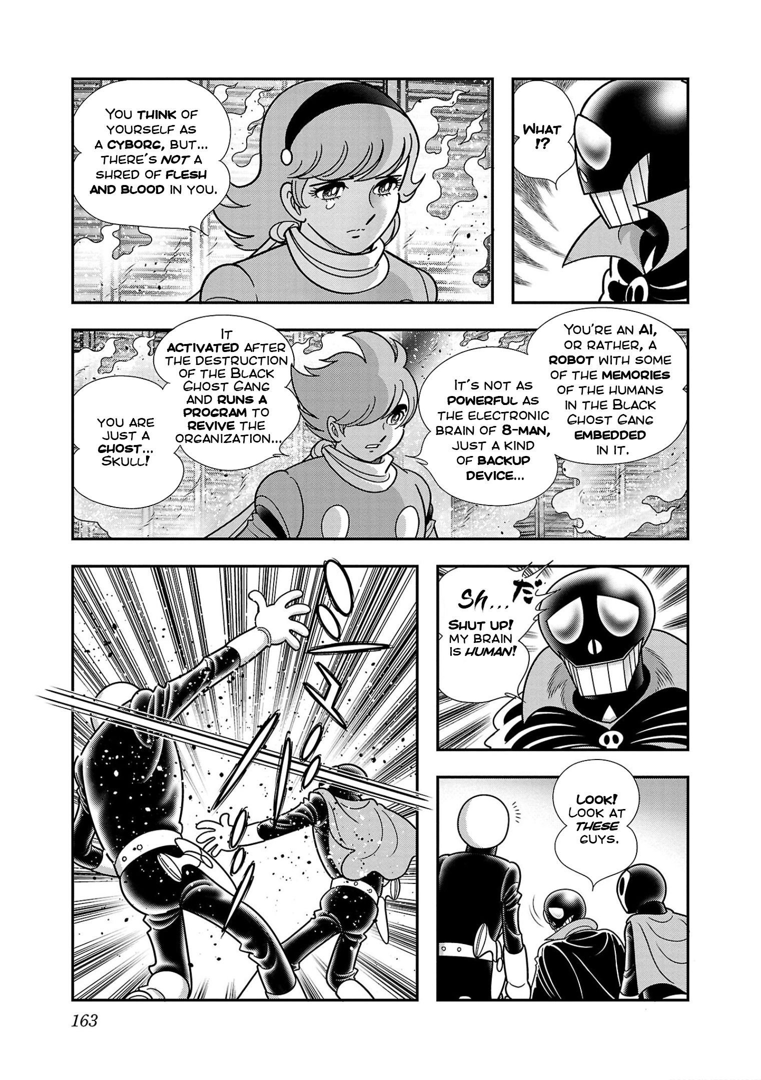 8-Man Vs Cyborg 009 - Vol.2 Chapter 10: Ghosts Shall Perish