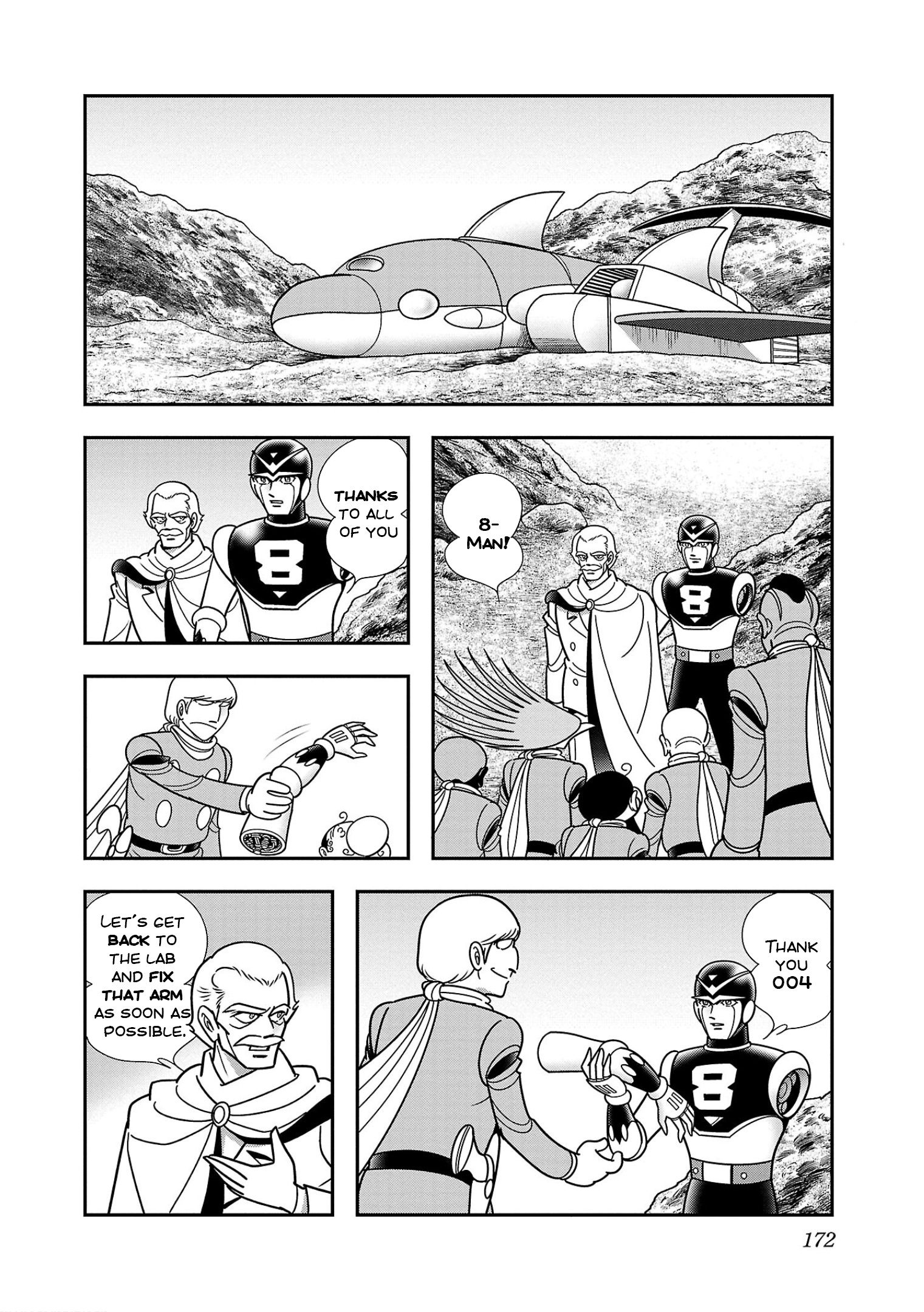 8-Man Vs Cyborg 009 - Vol.2 Chapter 10: Ghosts Shall Perish