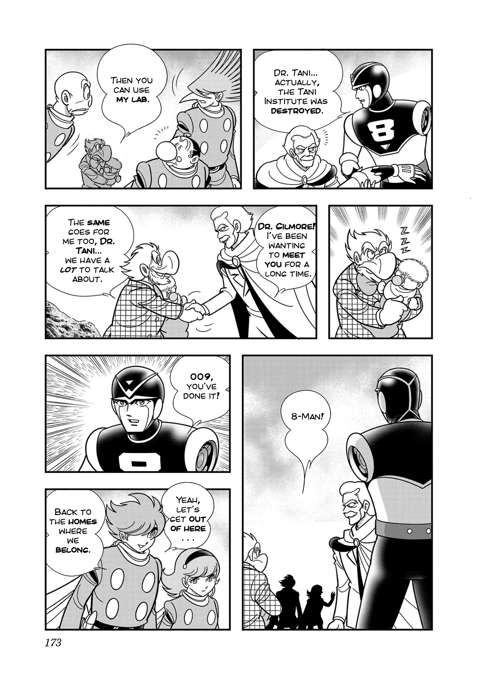 8-Man Vs Cyborg 009 - Vol.2 Chapter 10: Ghosts Shall Perish