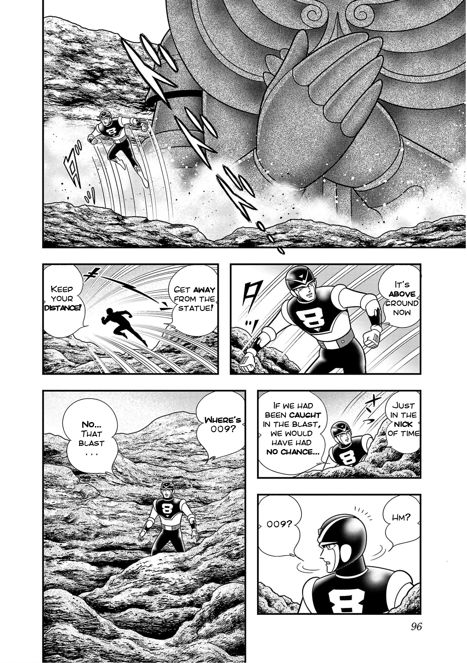 8-Man Vs Cyborg 009 - Vol.2 Chapter 9: Destructive Satellite Gungnir