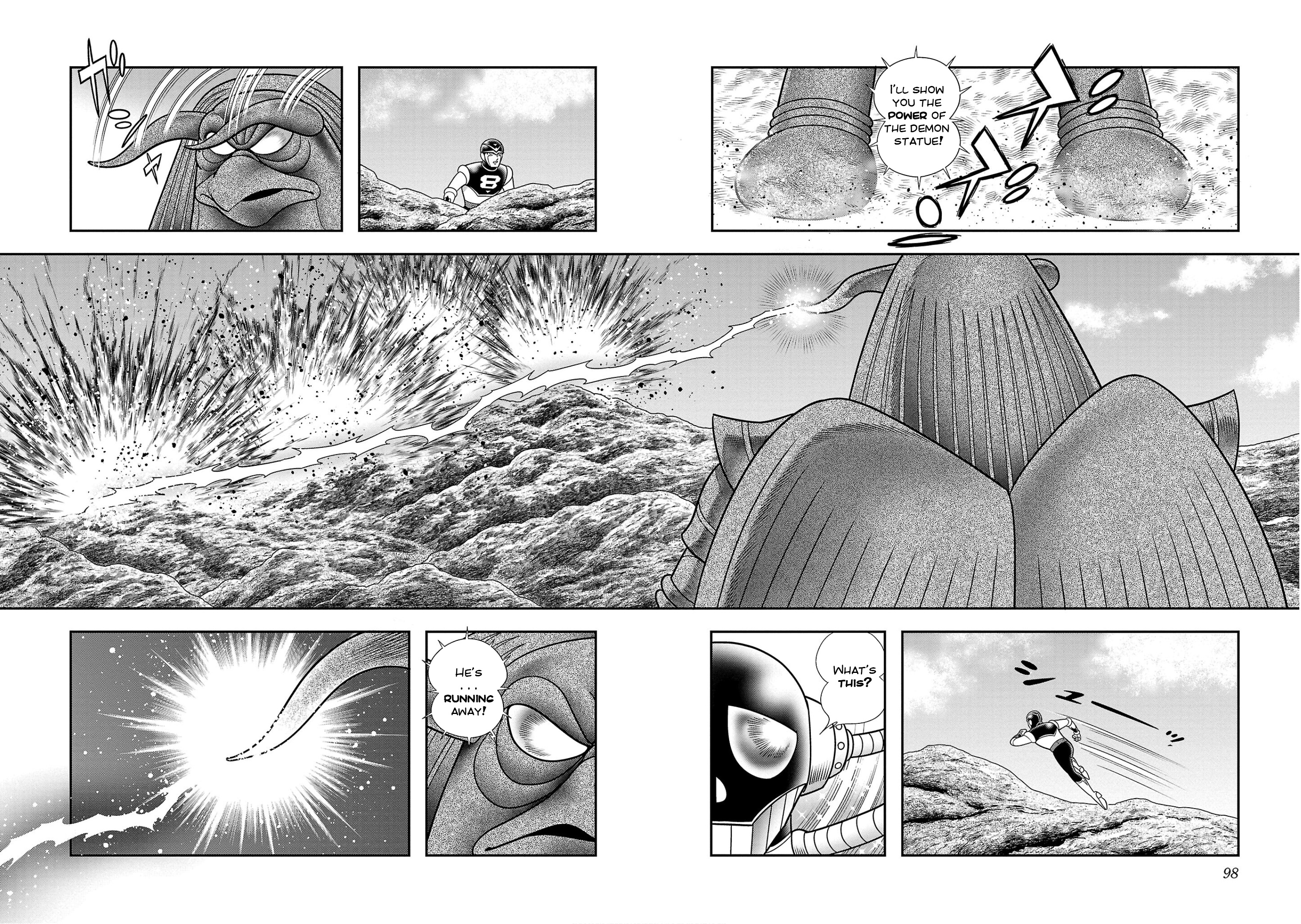 8-Man Vs Cyborg 009 - Vol.2 Chapter 9: Destructive Satellite Gungnir