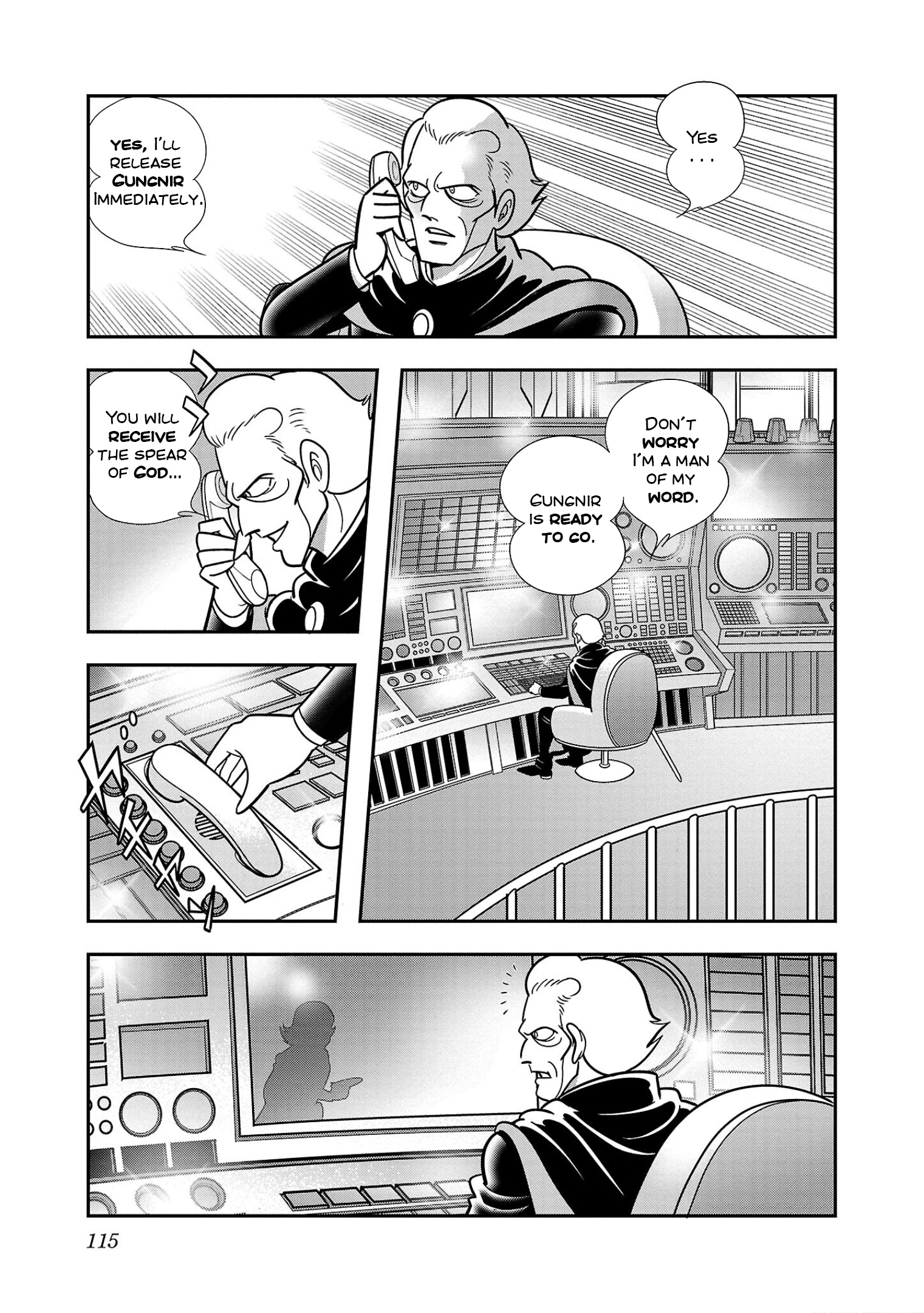 8-Man Vs Cyborg 009 - Vol.2 Chapter 9: Destructive Satellite Gungnir