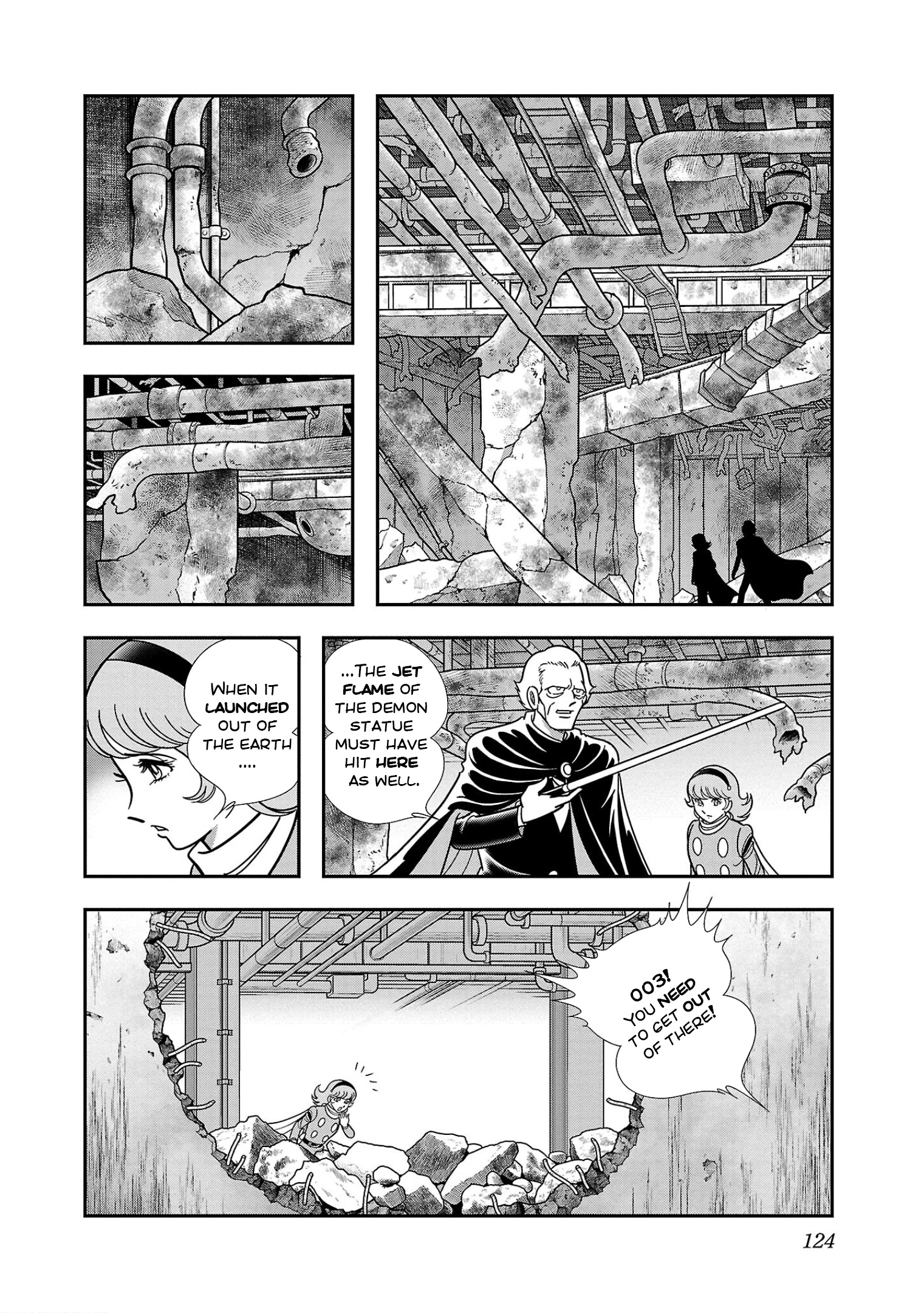 8-Man Vs Cyborg 009 - Vol.2 Chapter 9: Destructive Satellite Gungnir