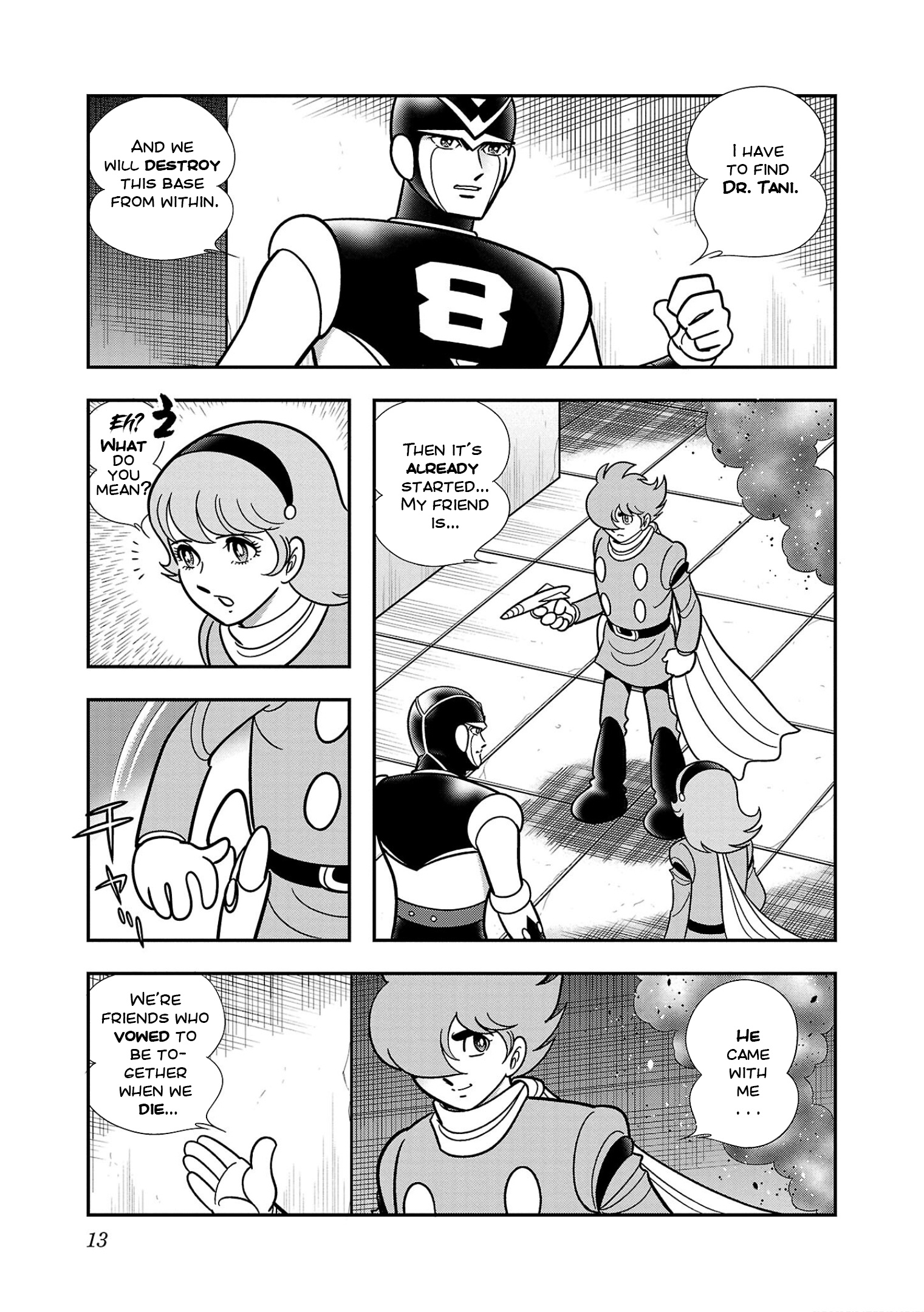 8-Man Vs Cyborg 009 - Vol.2 Chapter 7: Demons Of War