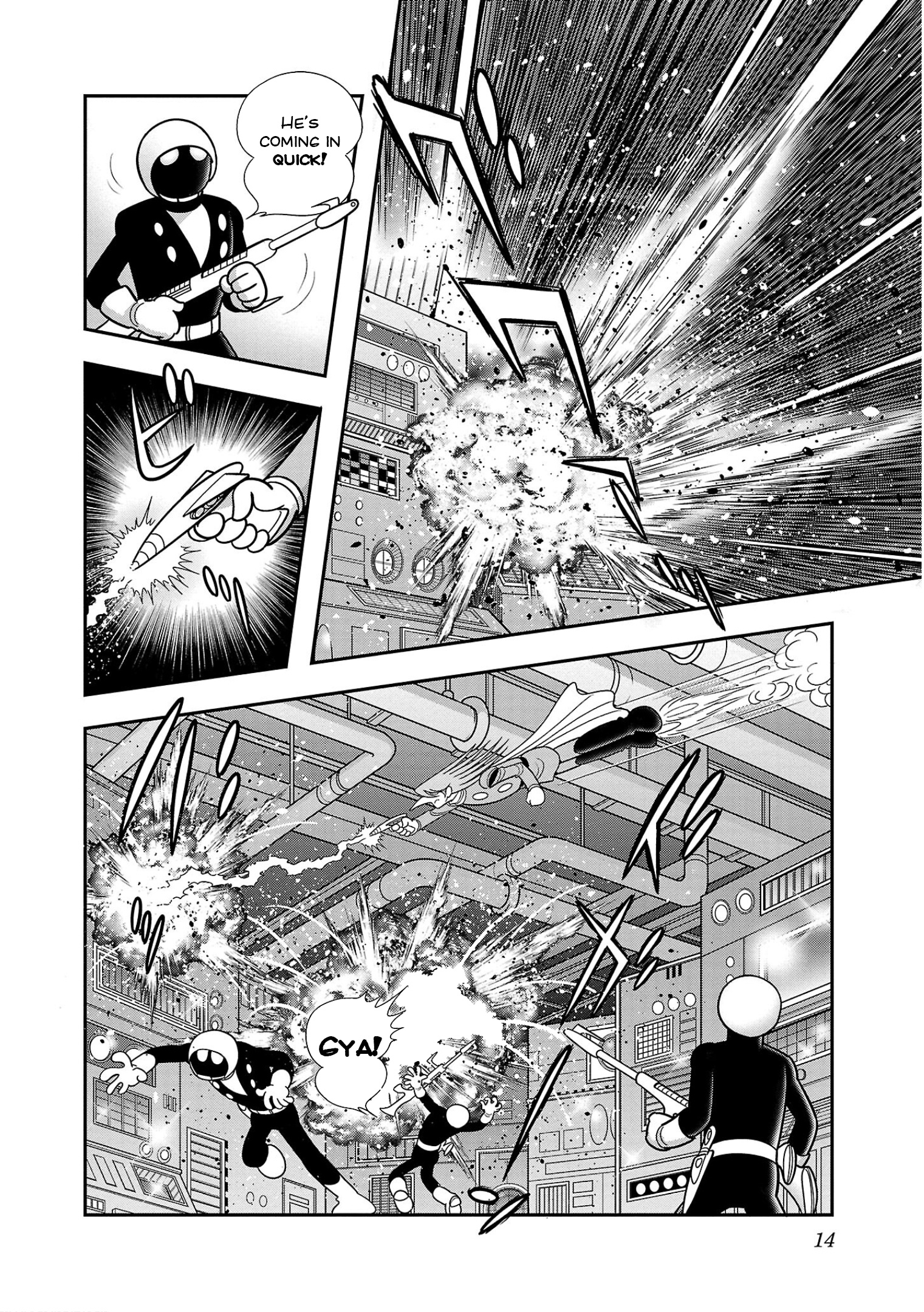 8-Man Vs Cyborg 009 - Vol.2 Chapter 7: Demons Of War