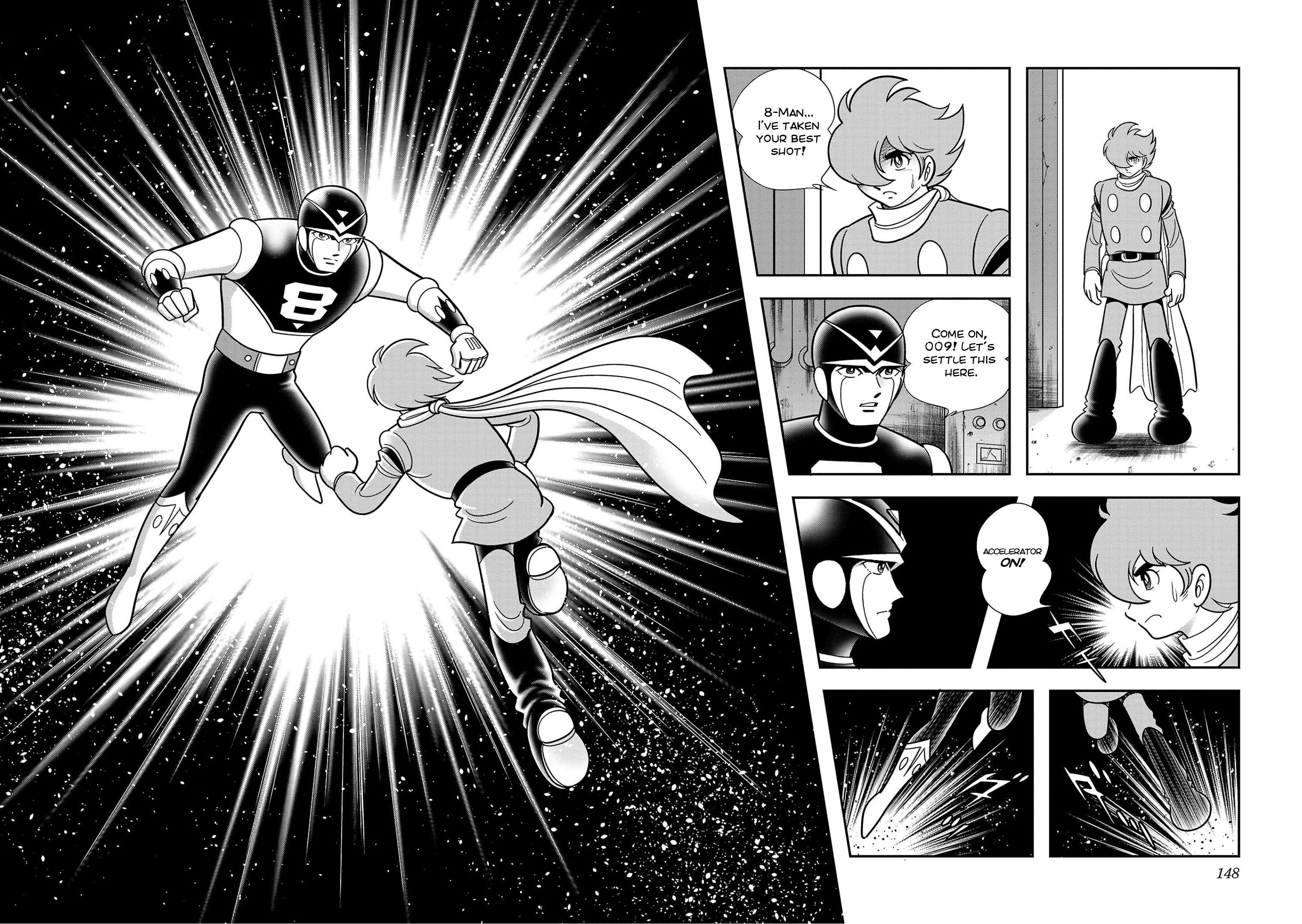 8-Man Vs Cyborg 009 - Vol.1 Chapter 4: End Of A Deadly Fight