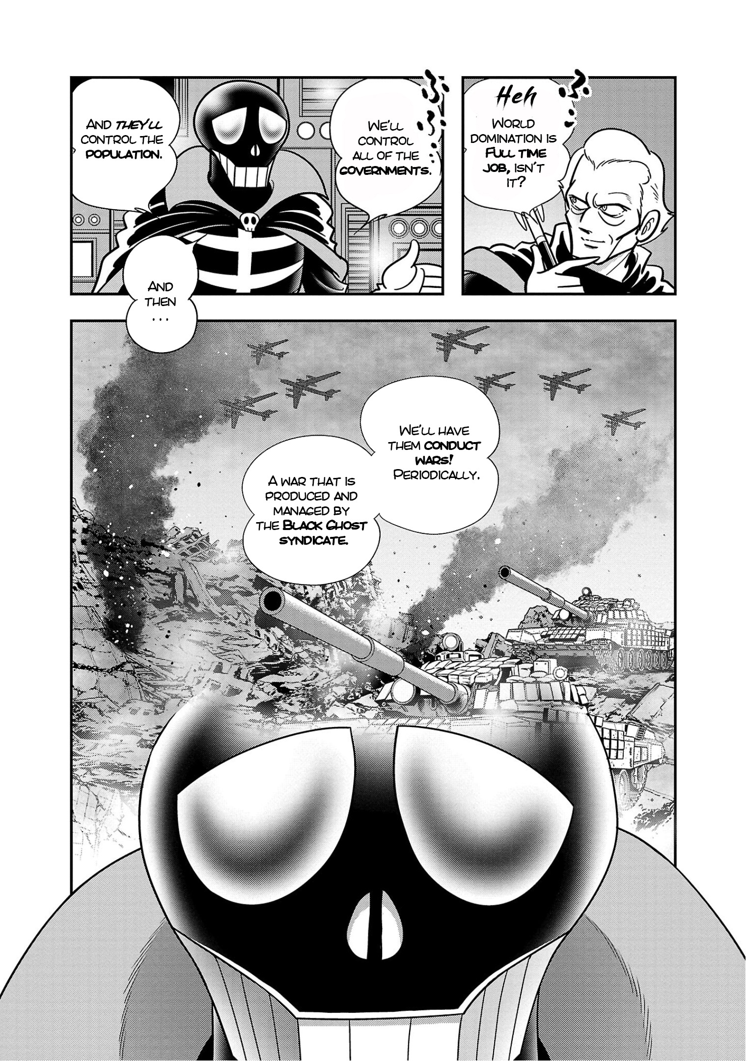 8-Man Vs Cyborg 009 - Vol.1 Chapter 6: Counterattack