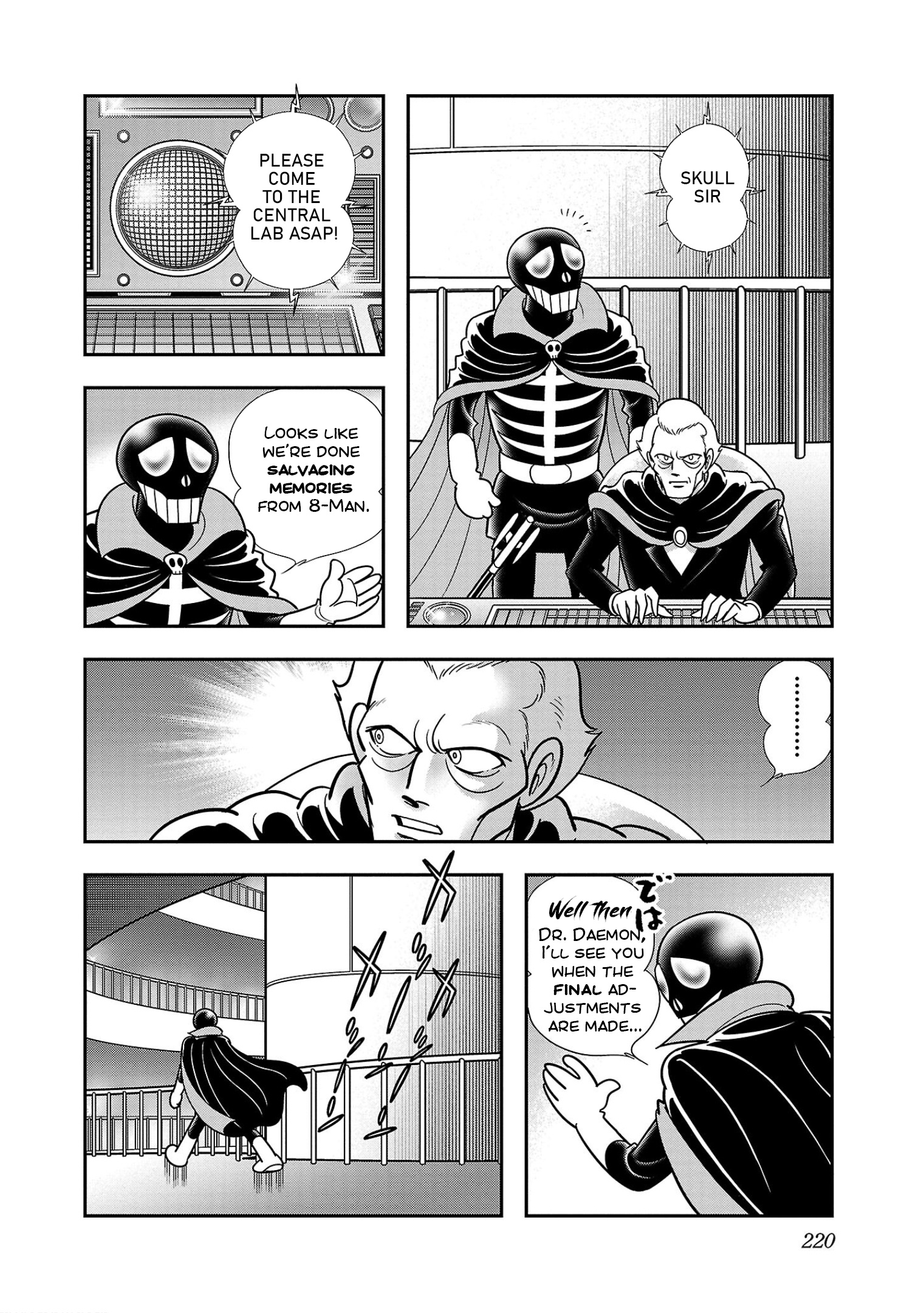 8-Man Vs Cyborg 009 - Vol.1 Chapter 6: Counterattack