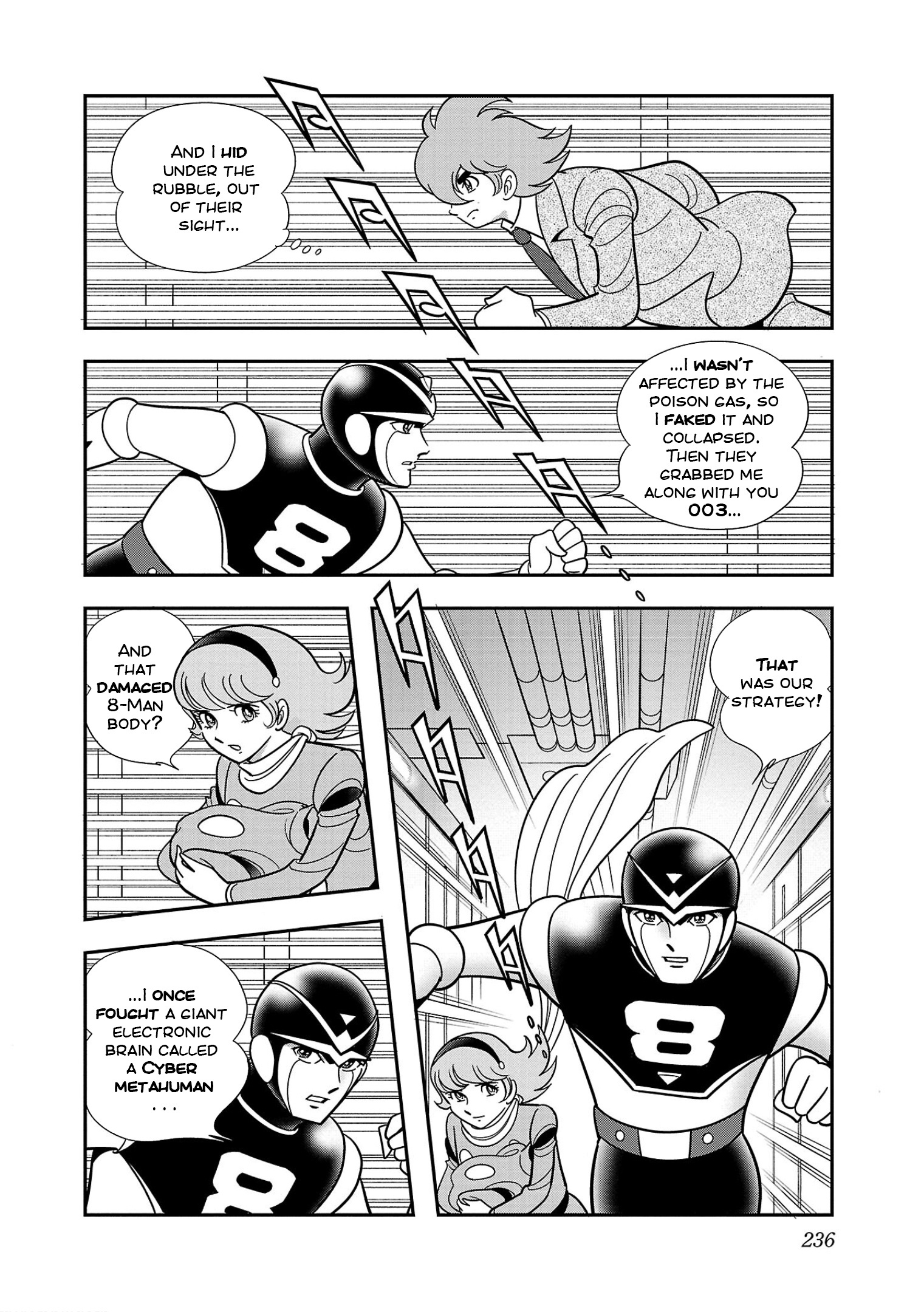 8-Man Vs Cyborg 009 - Vol.1 Chapter 6: Counterattack