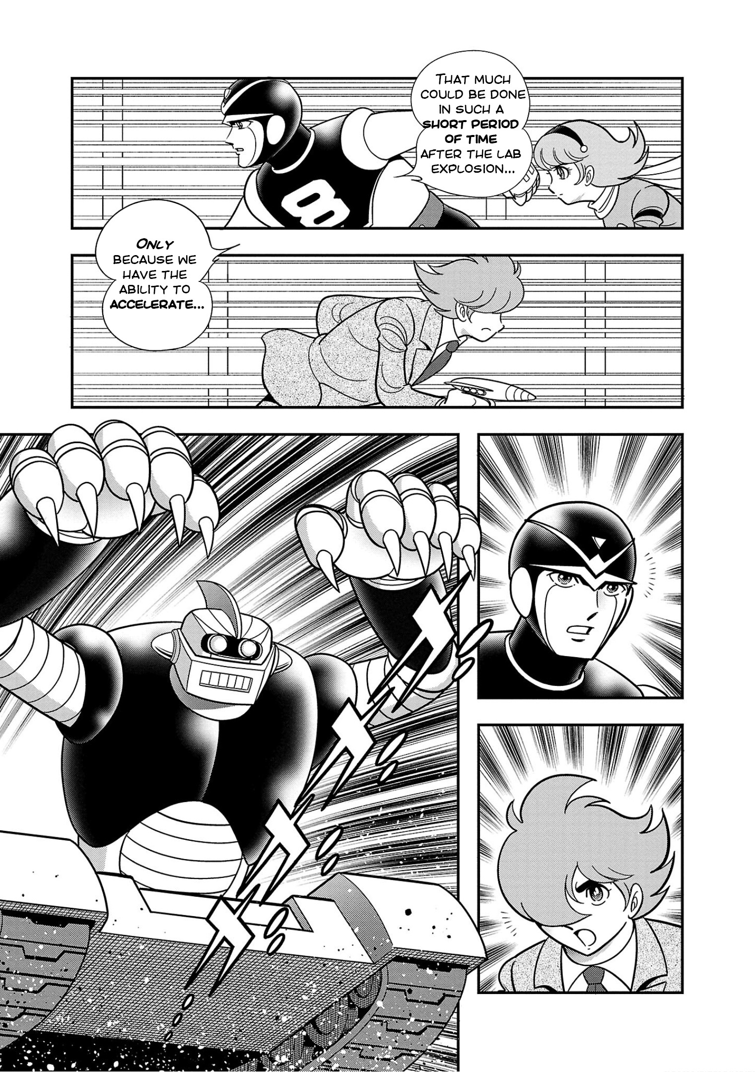 8-Man Vs Cyborg 009 - Vol.1 Chapter 6: Counterattack