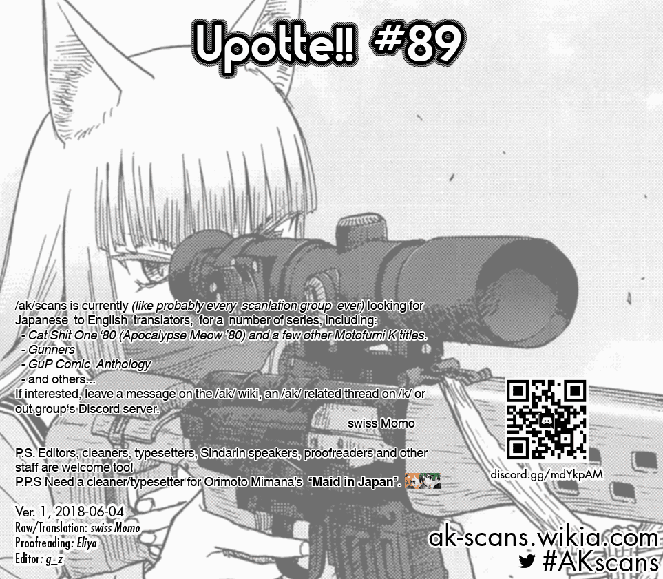 Upotte!! - Chapter 89: The Fierce Battle Unfolds At Owakudani! Hopes And Desires Collide!!