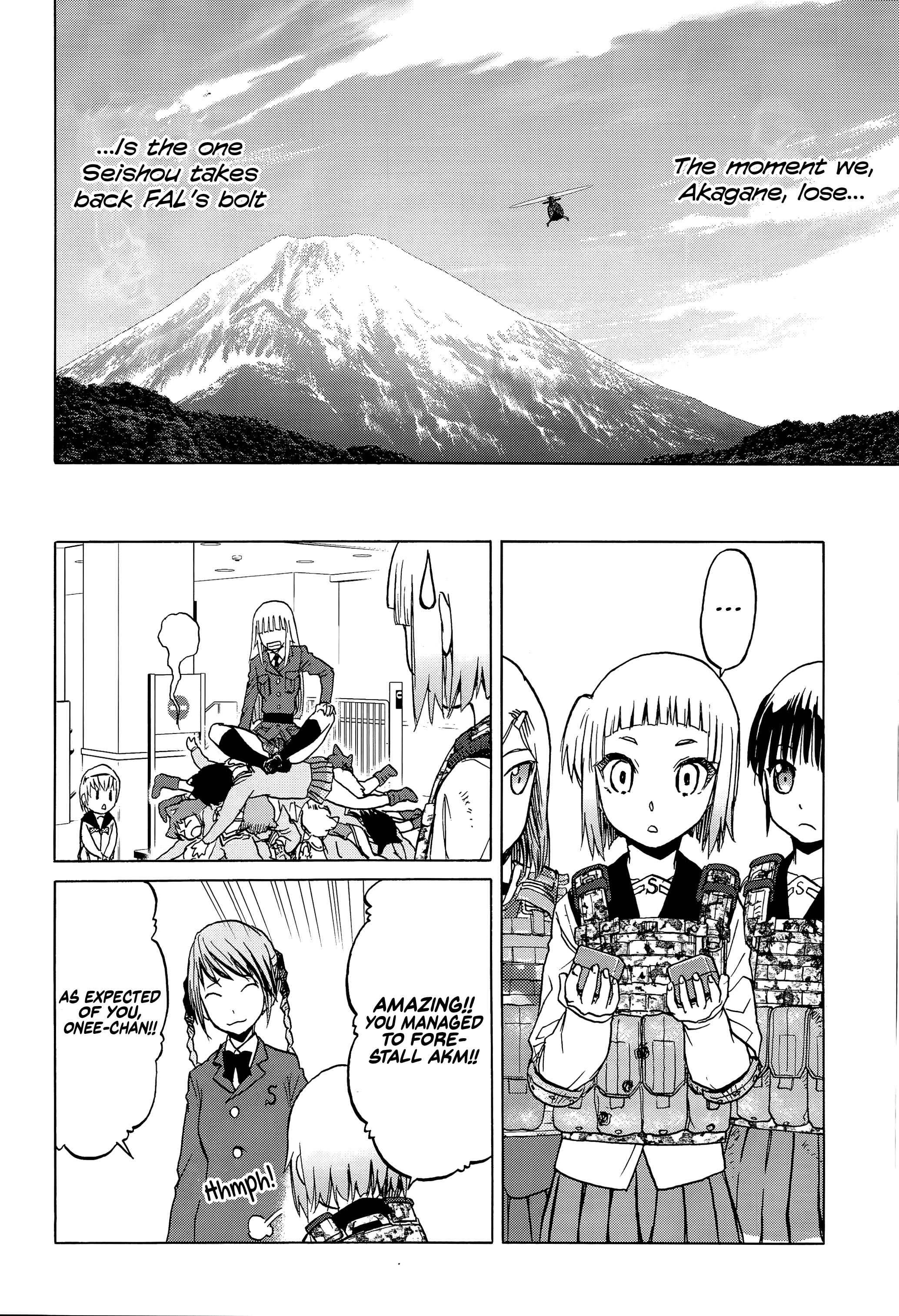 Upotte!! - Chapter 95: Squarely She Stands, Outstanding Big Sister!!