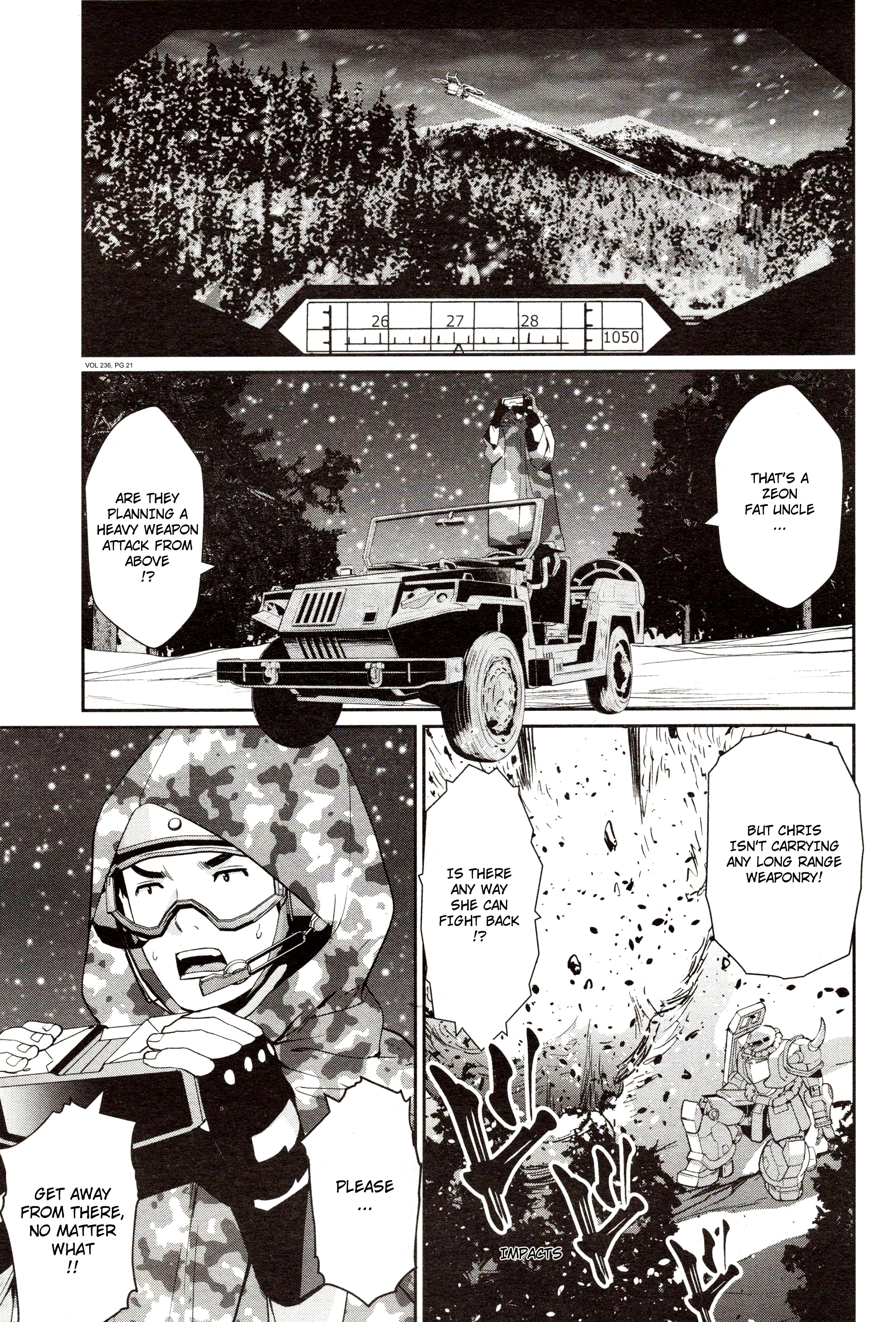 Mobile Suit Gundam 0080 - War In The Pocket - Vol.2 Chapter 6: Battle Encounter