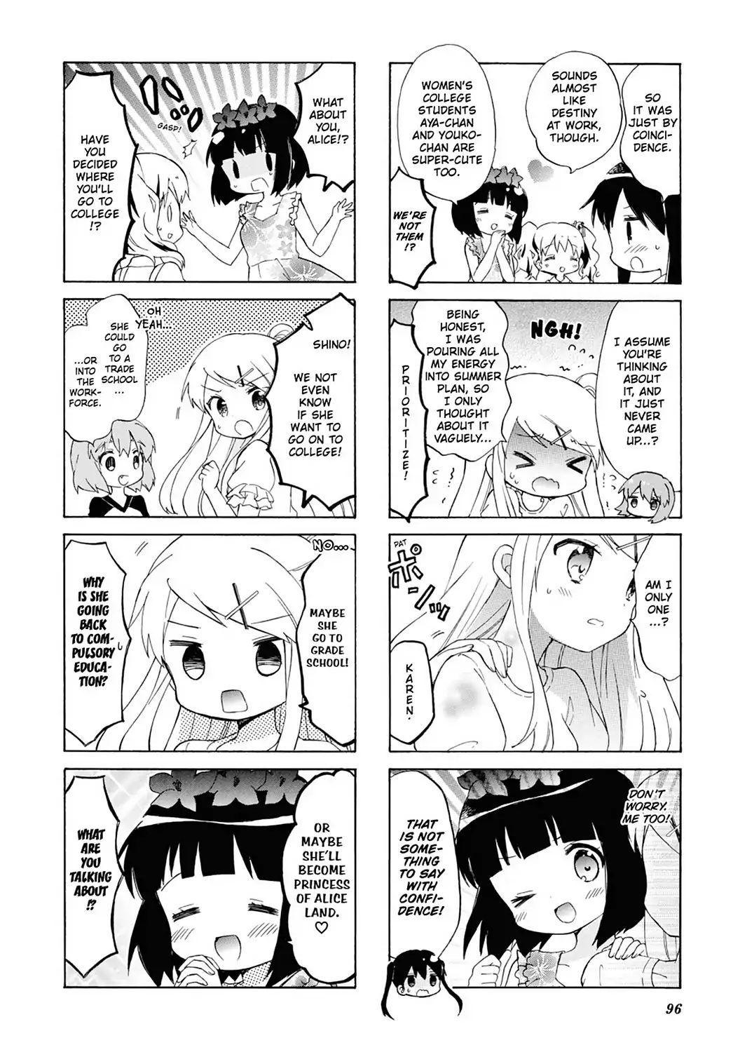 Kiniro Mosaic - Vol.9 Chapter 98