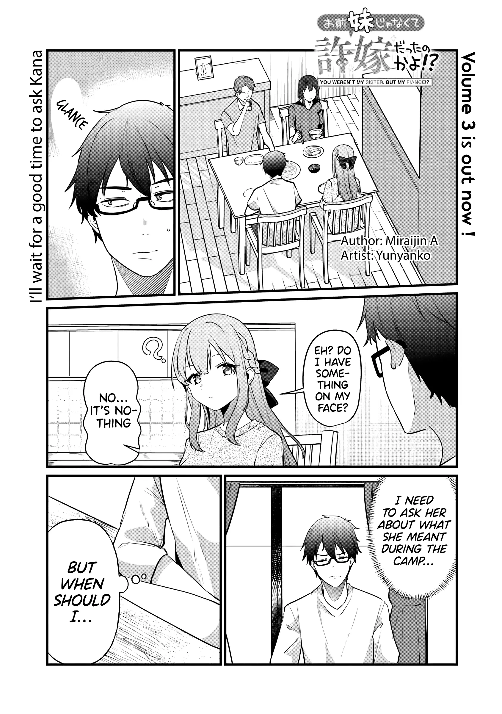 You Weren't My Sister, But My Fiancée?! - Vol.4 Chapter 20