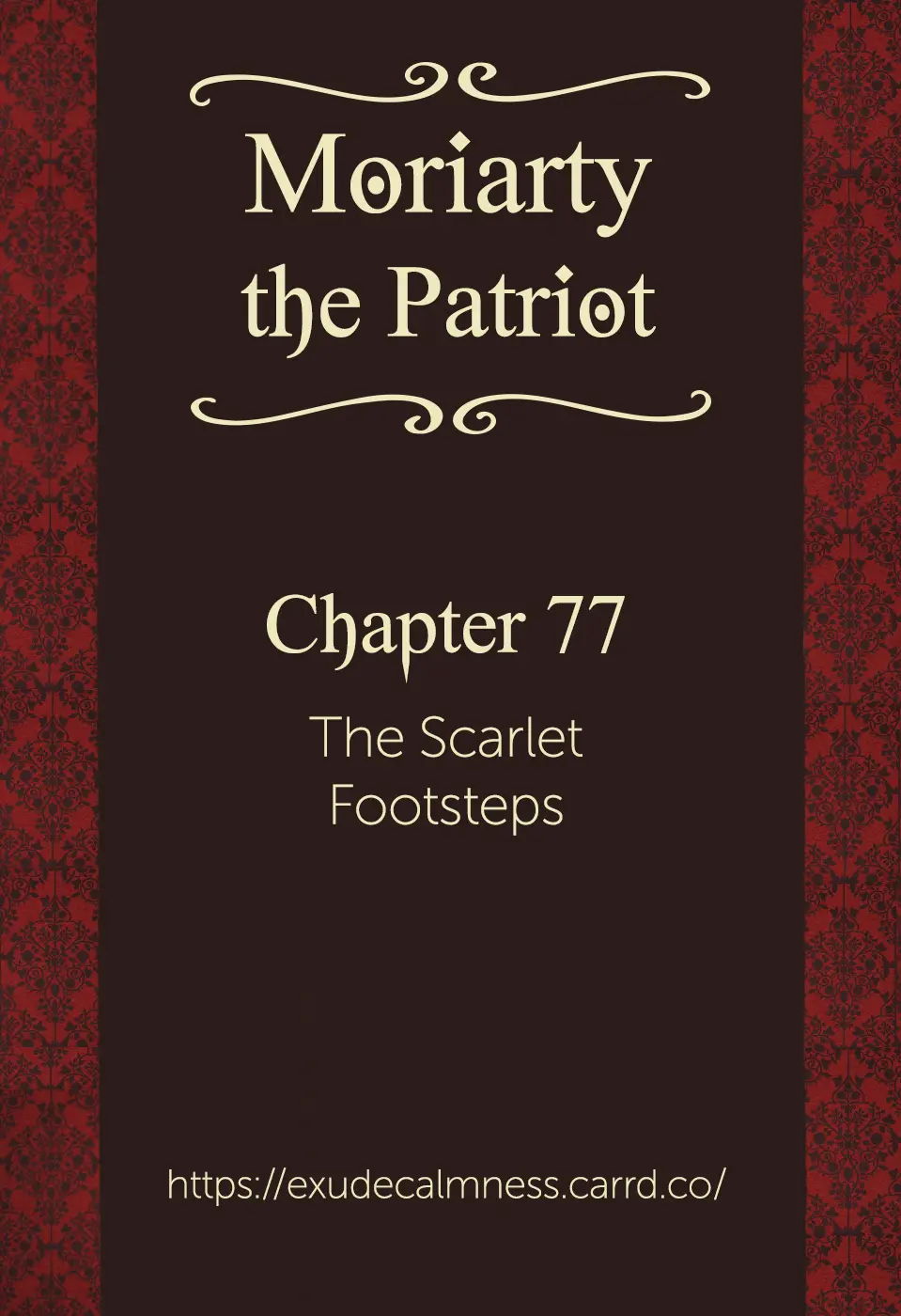 Yukoku No Moriarty - Chapter 77: The Scarlet Footsteps