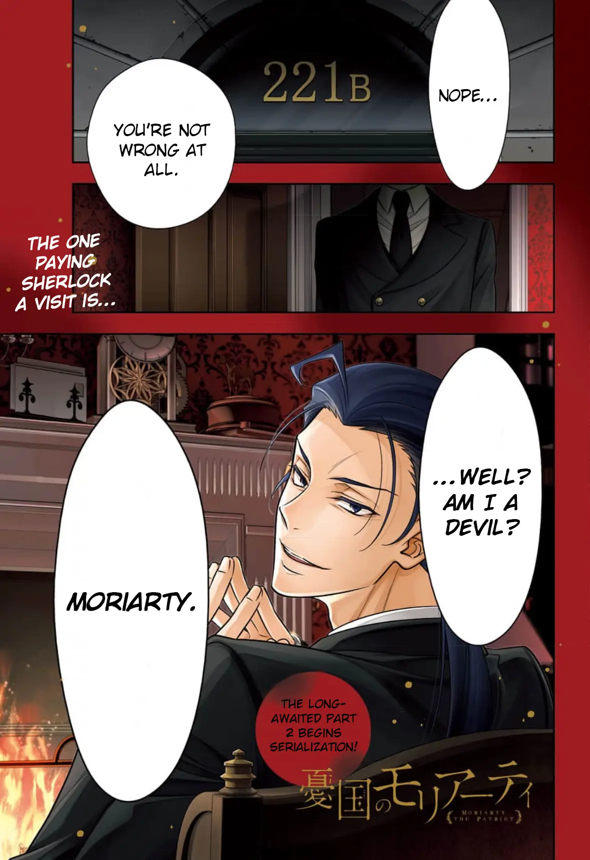 Yukoku No Moriarty - Chapter 77: The Scarlet Footsteps