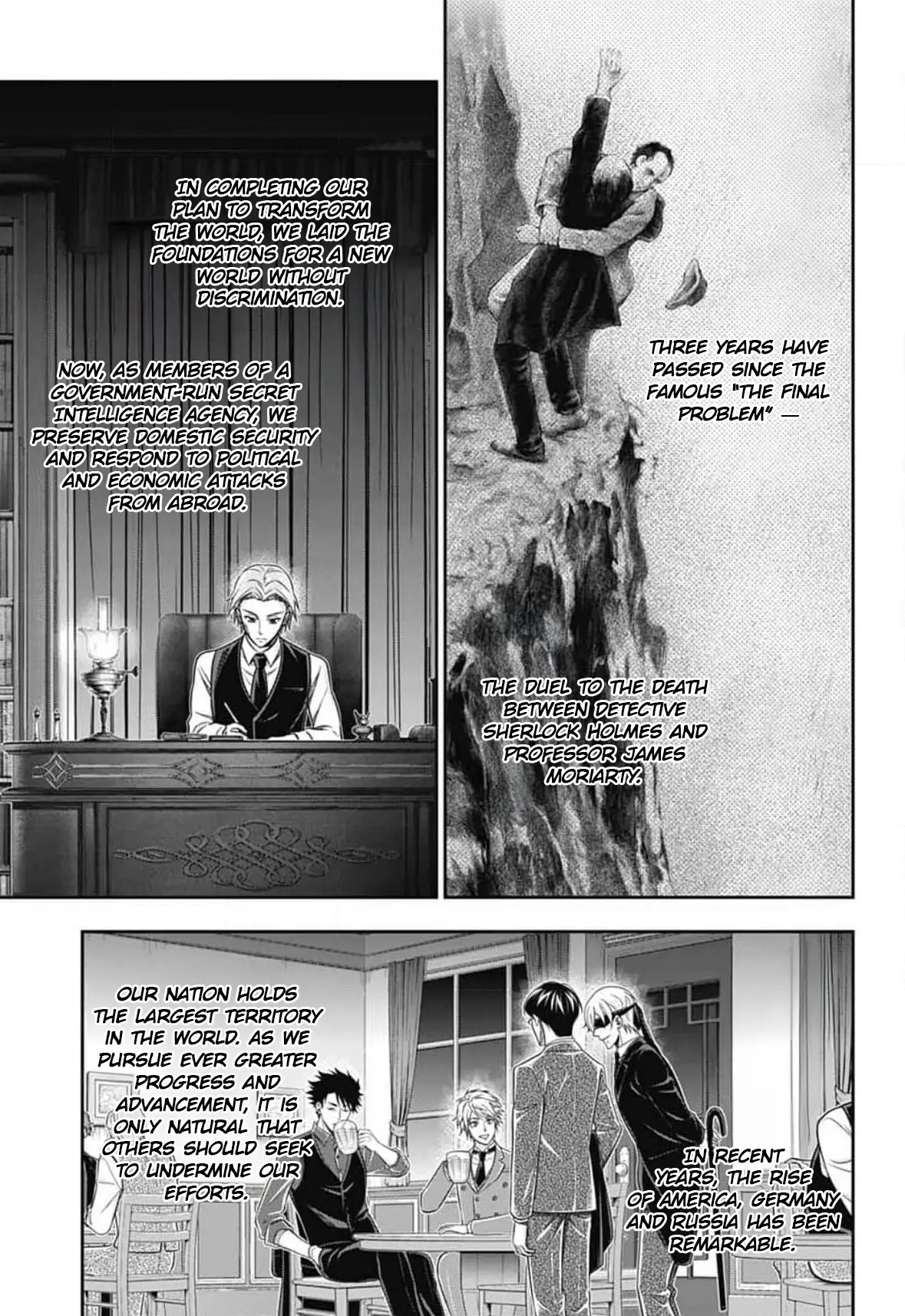 Yukoku No Moriarty - Chapter 77: The Scarlet Footsteps