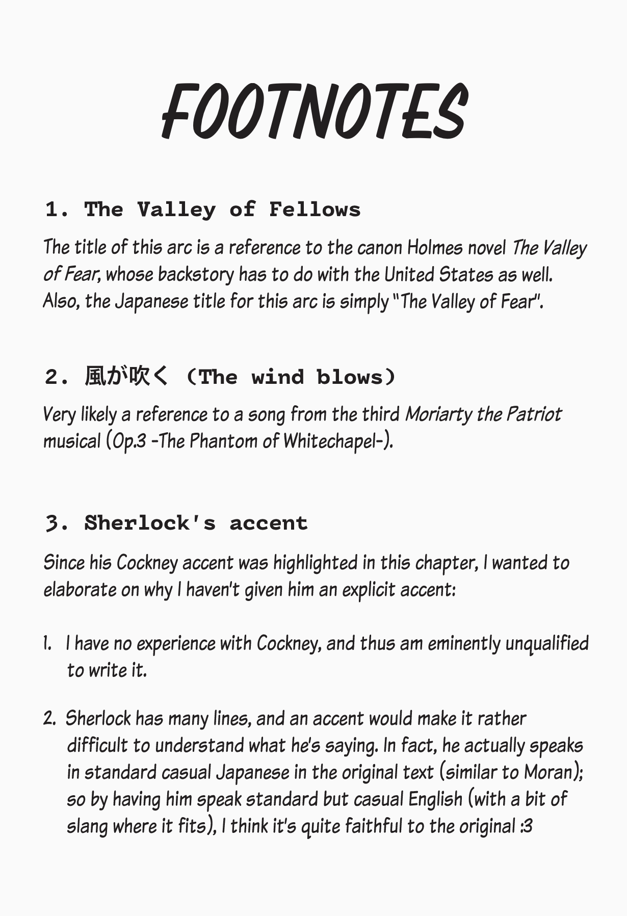 Yukoku No Moriarty - Chapter 67: The Valley Of Fellows, Act 1