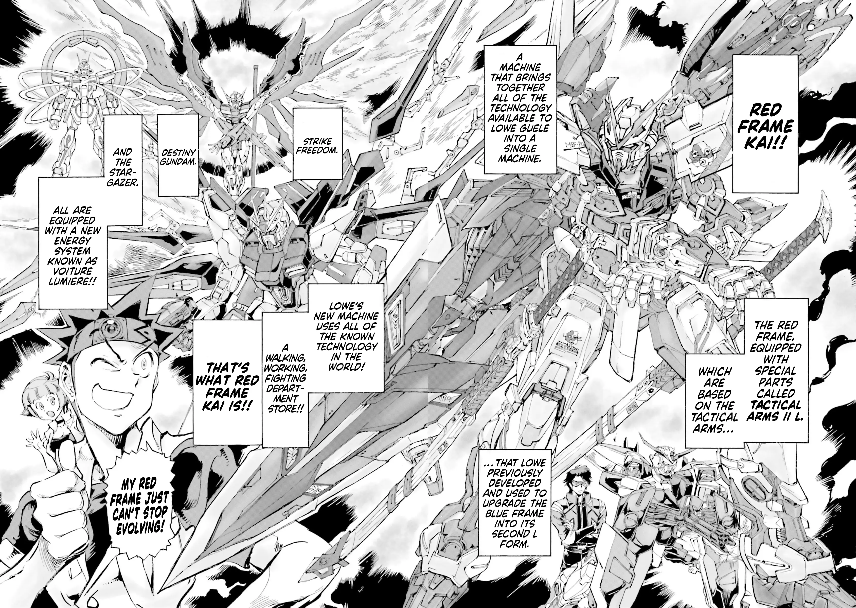 Mobile Suit Gundam Seed Astray R - Vol.4 Chapter 20.8: Special Unit 7: Sick! Fully Operational Red Frame Kai!