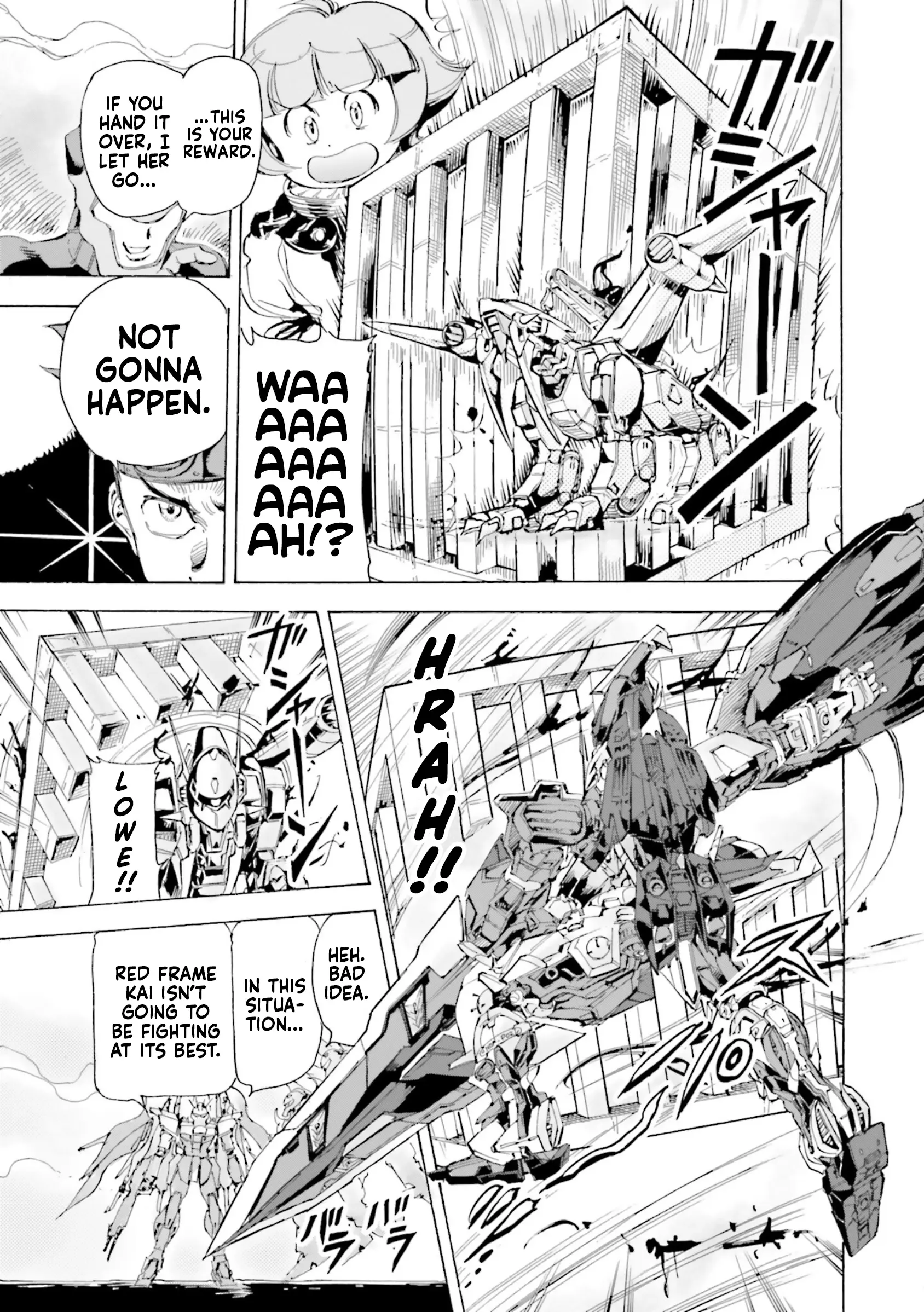 Mobile Suit Gundam Seed Astray R - Vol.4 Chapter 20.8: Special Unit 7: Sick! Fully Operational Red Frame Kai!