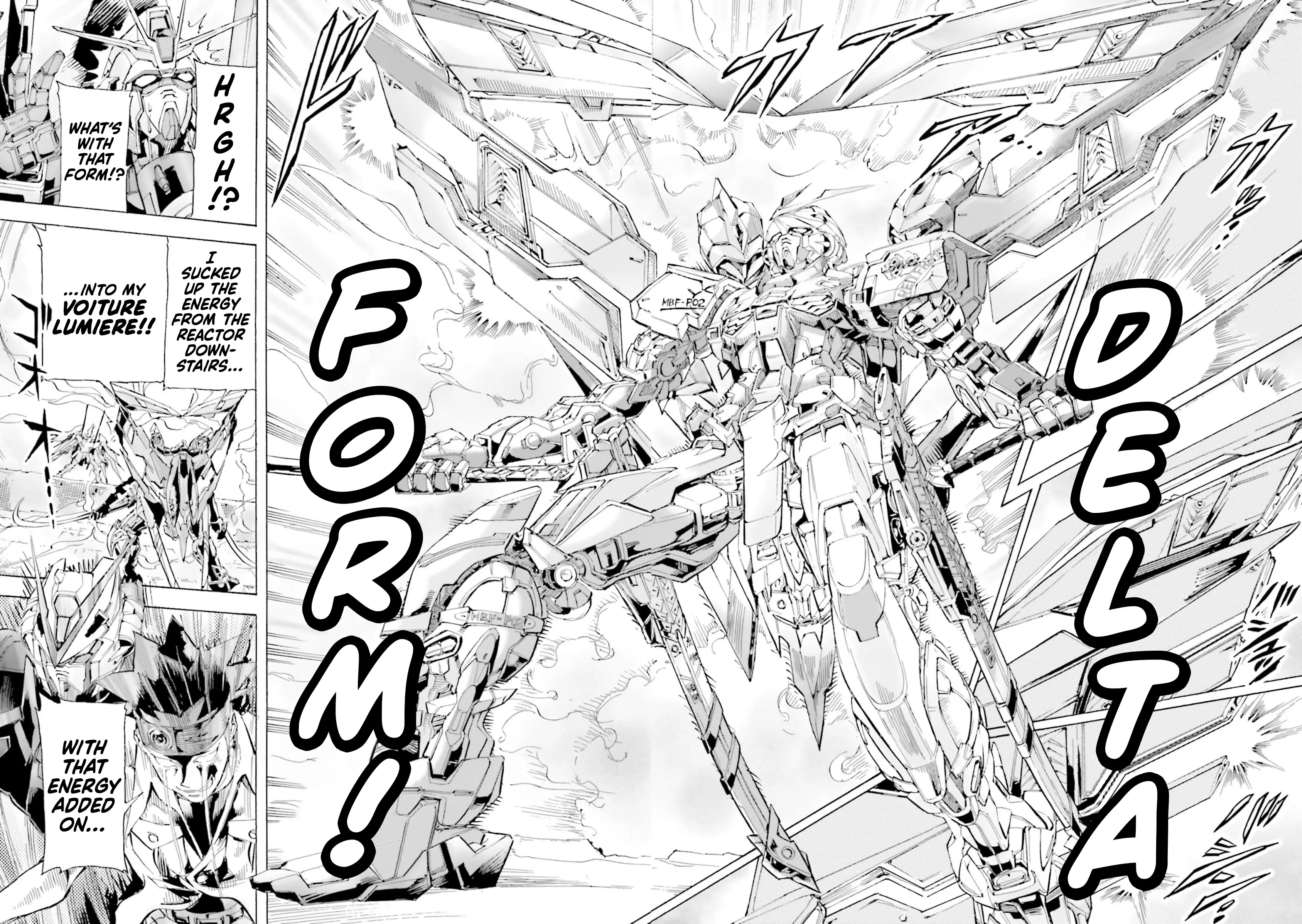 Mobile Suit Gundam Seed Astray R - Vol.4 Chapter 20.8: Special Unit 7: Sick! Fully Operational Red Frame Kai!