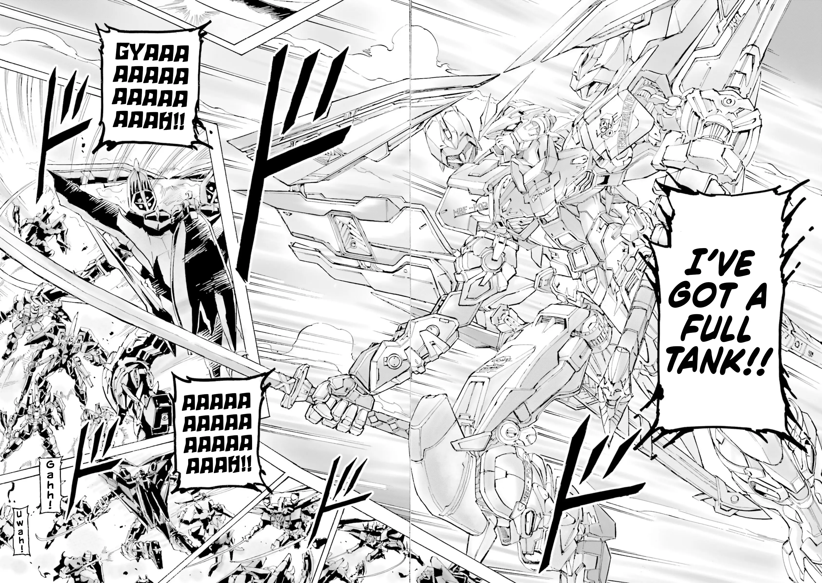 Mobile Suit Gundam Seed Astray R - Vol.4 Chapter 20.8: Special Unit 7: Sick! Fully Operational Red Frame Kai!