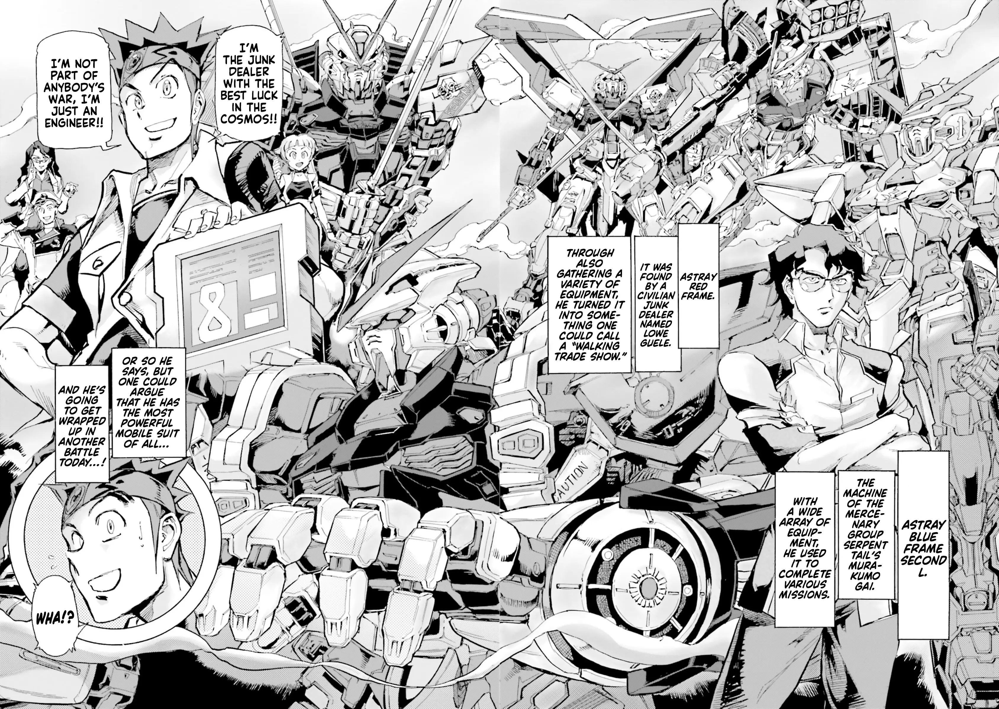 Mobile Suit Gundam Seed Astray R - Vol.4 Chapter 20.5: Special Unit 6: Dynamic Explosion! 150 Gerbera Straight Power!!