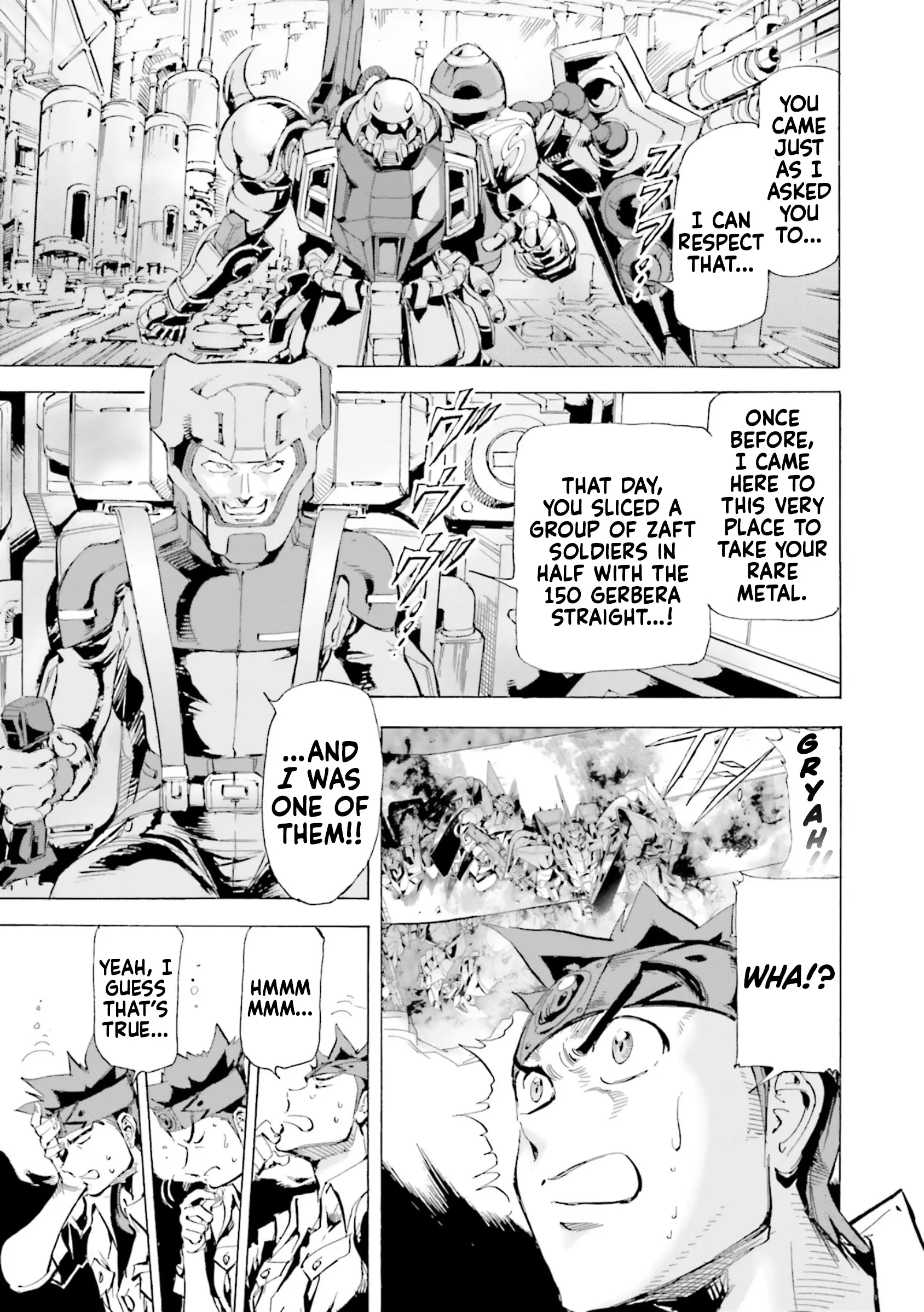 Mobile Suit Gundam Seed Astray R - Vol.4 Chapter 20.5: Special Unit 6: Dynamic Explosion! 150 Gerbera Straight Power!!