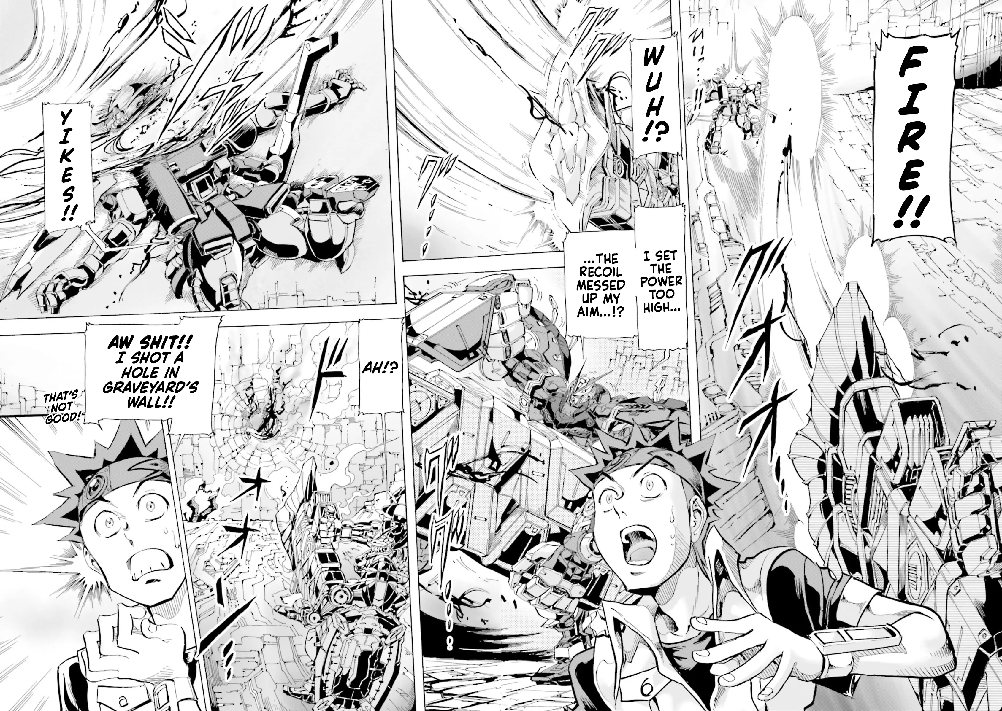 Mobile Suit Gundam Seed Astray R - Vol.4 Chapter 20.5: Special Unit 6: Dynamic Explosion! 150 Gerbera Straight Power!!