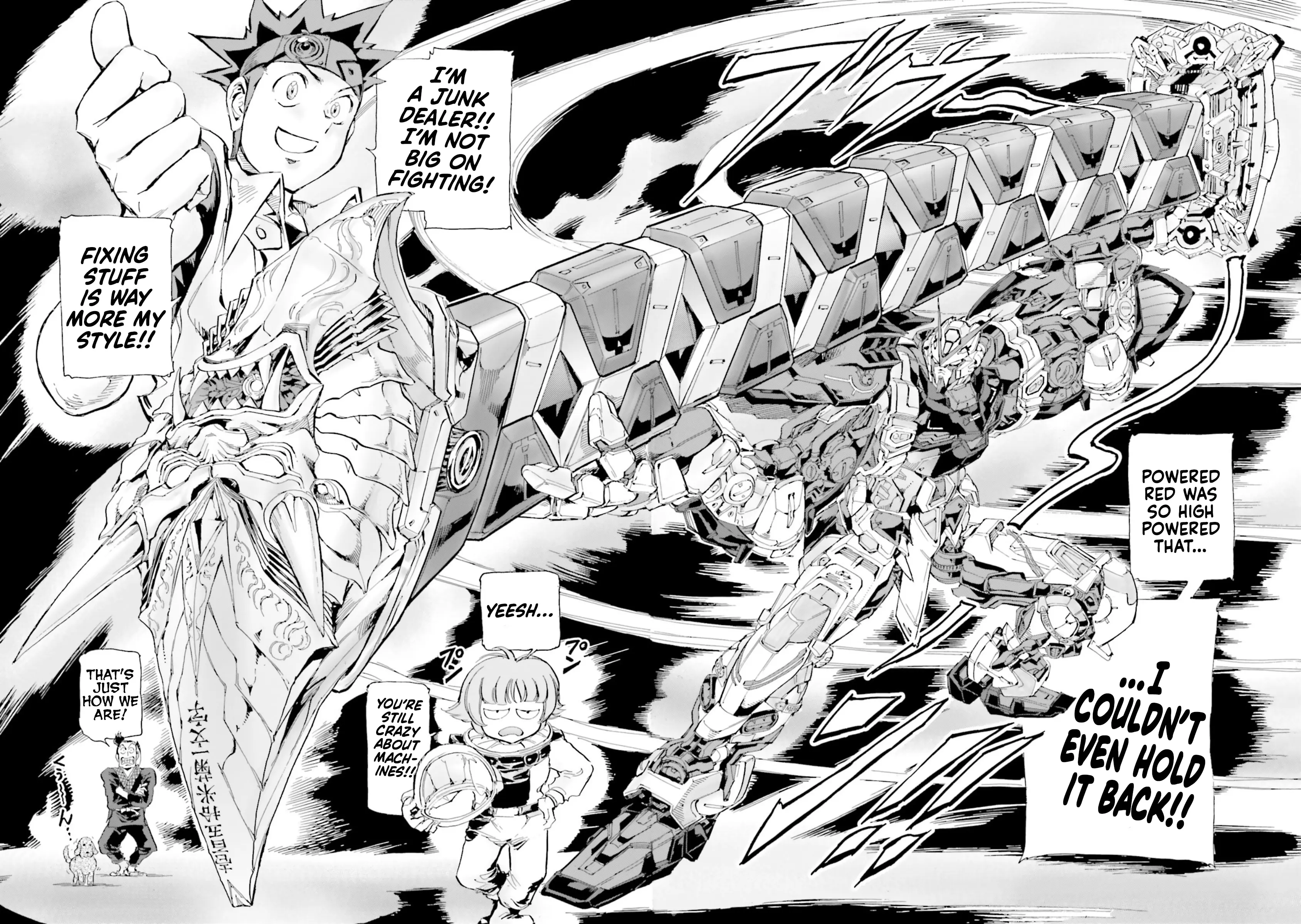 Mobile Suit Gundam Seed Astray R - Vol.4 Chapter 20.5: Special Unit 6: Dynamic Explosion! 150 Gerbera Straight Power!!