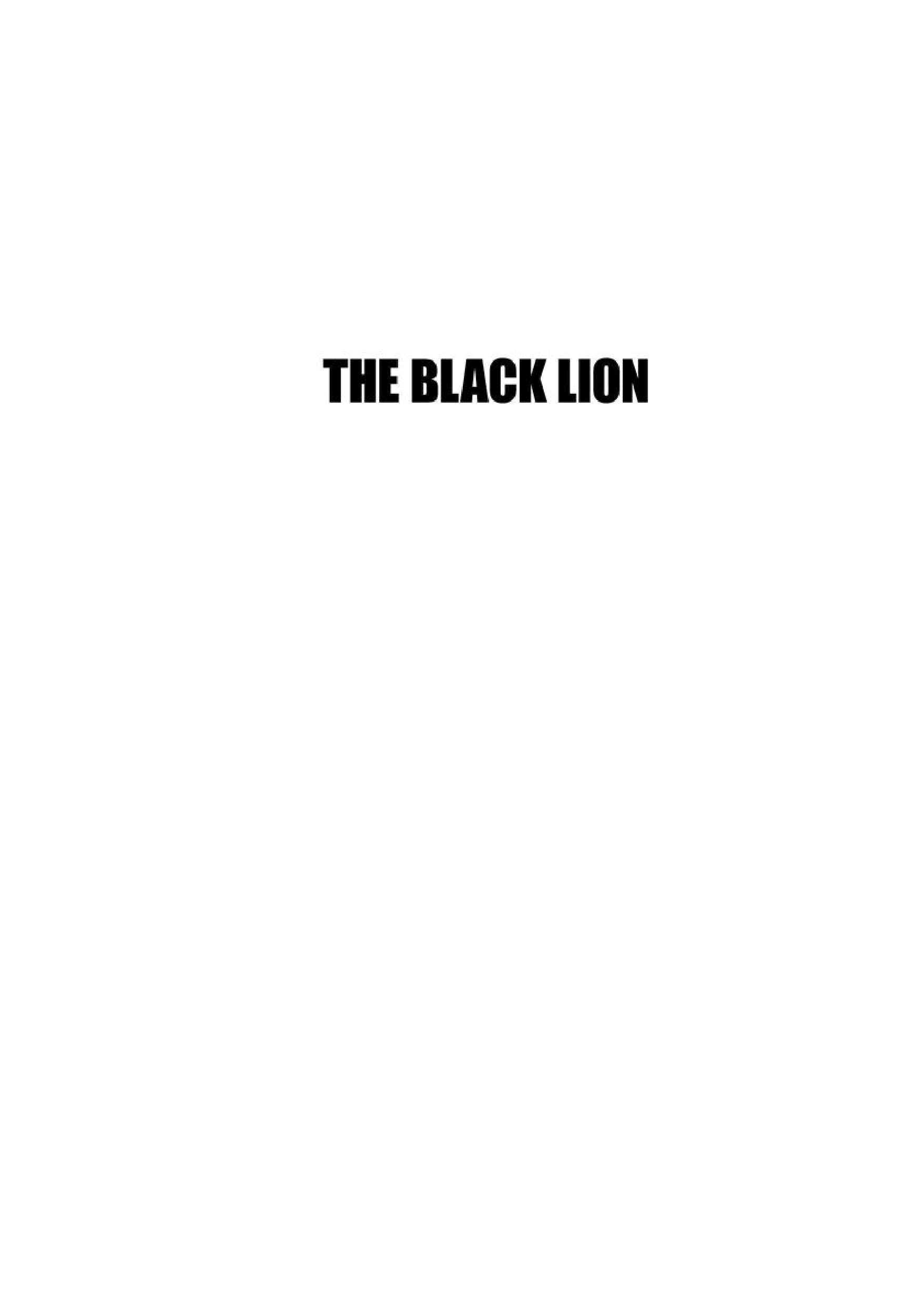 Leo The Lion Cub - Vol.1 Chapter 12: The Black Lion