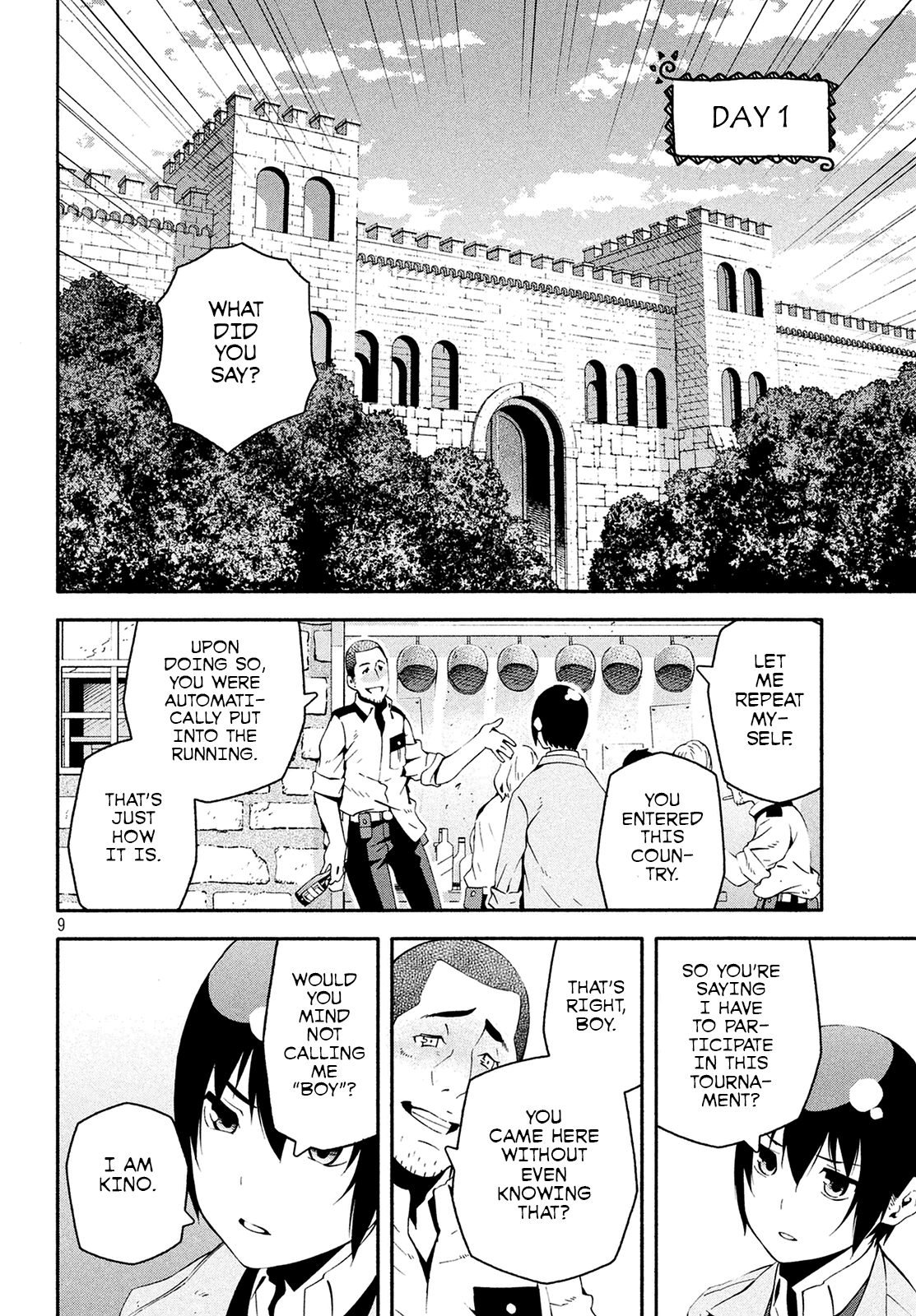 Kino's Journey - Vol.3 Chapter 9: Coliseum -Avengers- 1/4