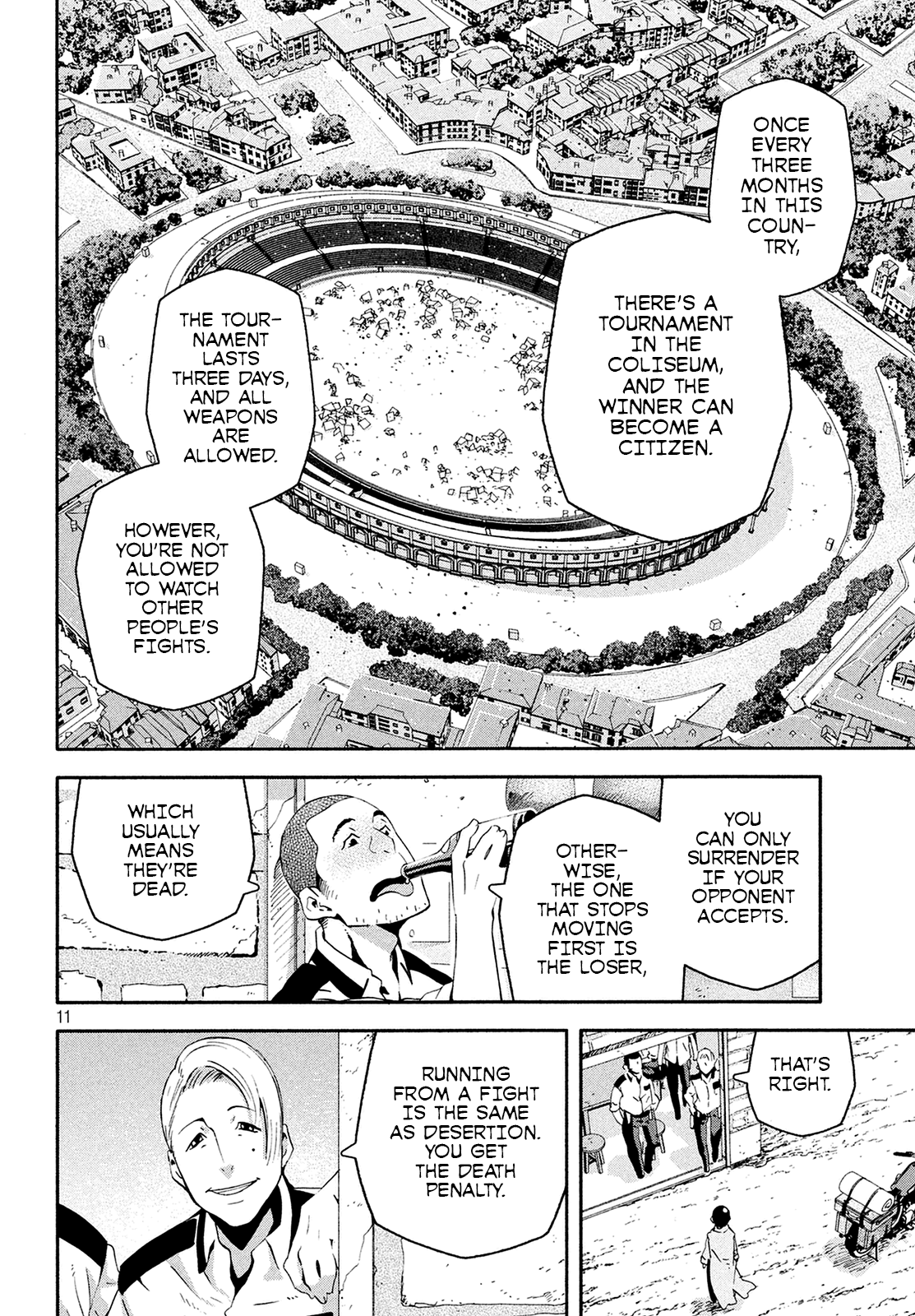 Kino's Journey - Vol.3 Chapter 9: Coliseum -Avengers- 1/4