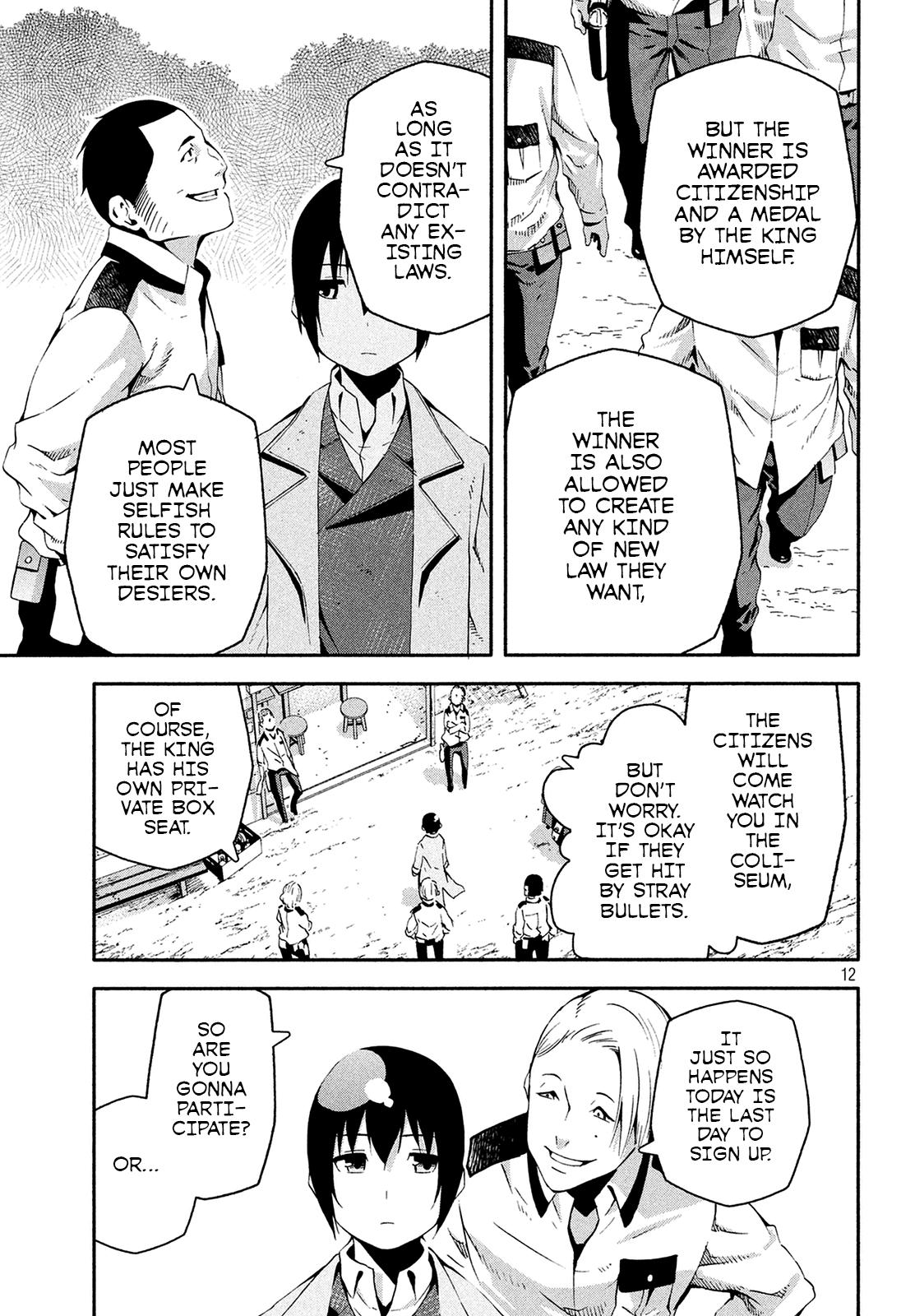 Kino's Journey - Vol.3 Chapter 9: Coliseum -Avengers- 1/4