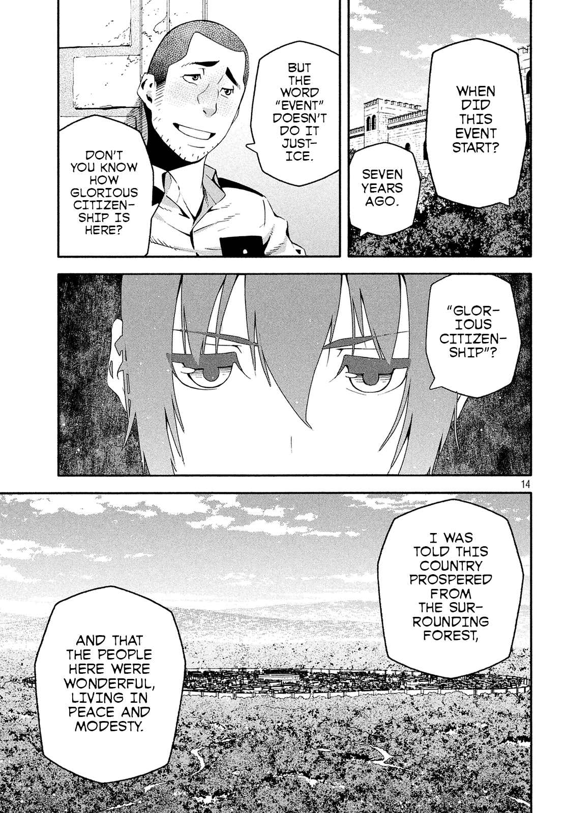 Kino's Journey - Vol.3 Chapter 9: Coliseum -Avengers- 1/4