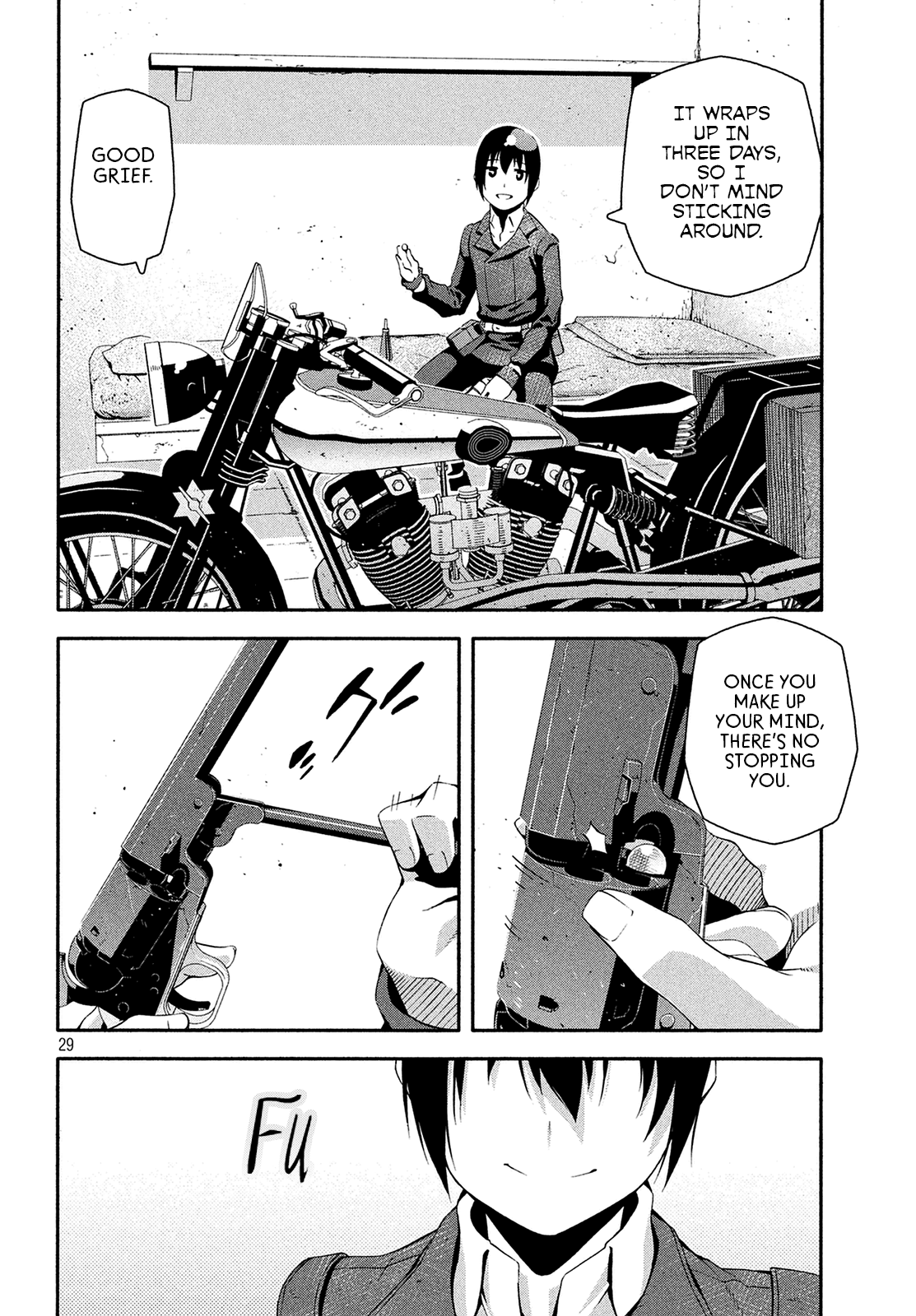 Kino's Journey - Vol.3 Chapter 9: Coliseum -Avengers- 1/4