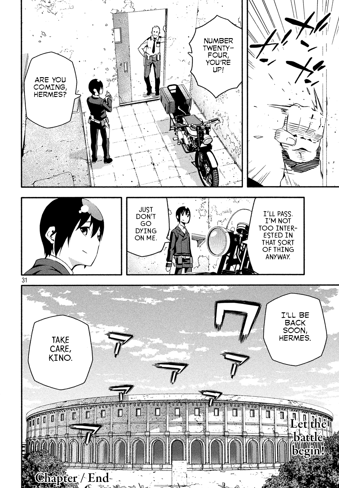 Kino's Journey - Vol.3 Chapter 9: Coliseum -Avengers- 1/4