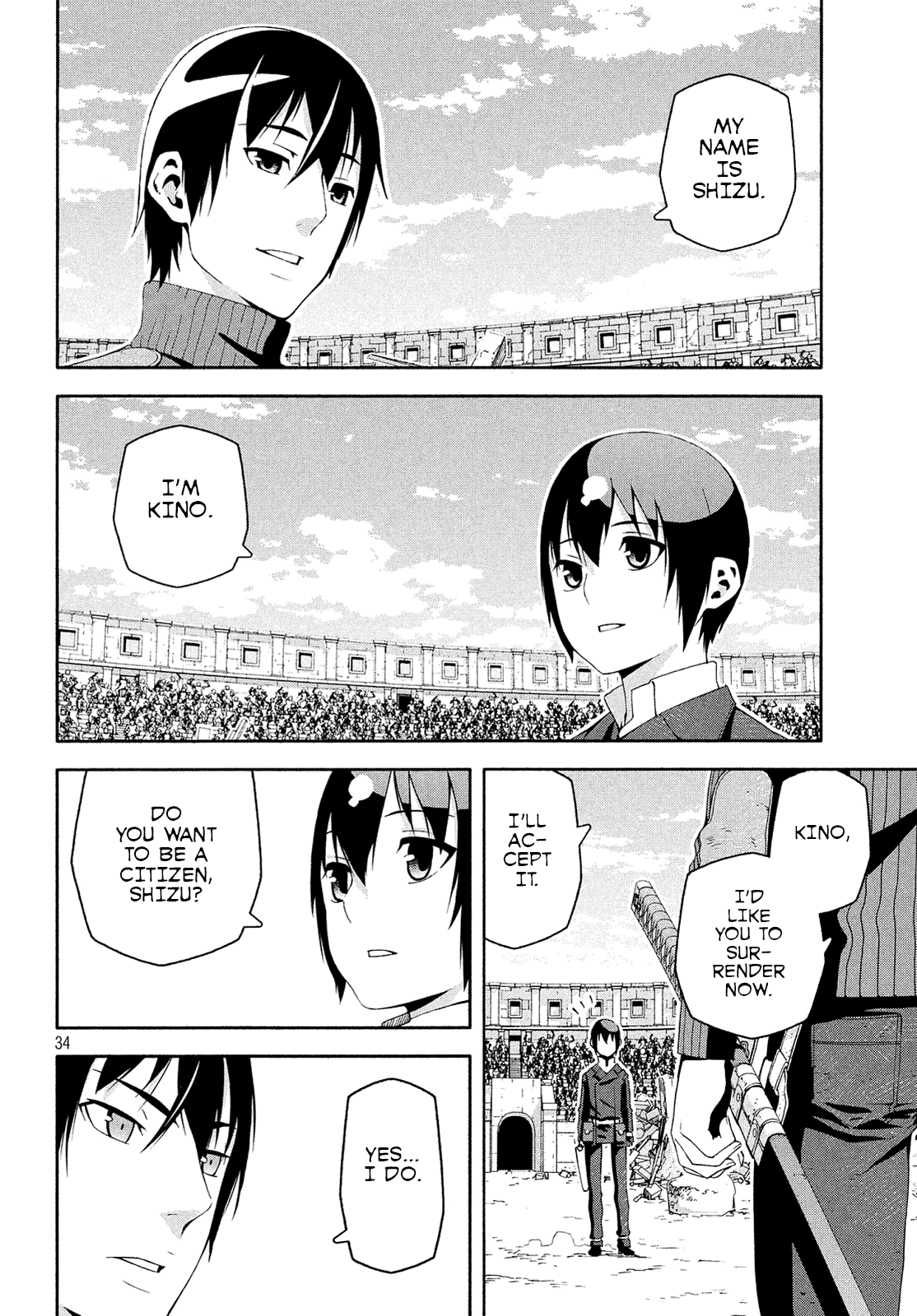 Kino's Journey - Vol.3 Chapter 11: Coliseum -Avengers- 3/4