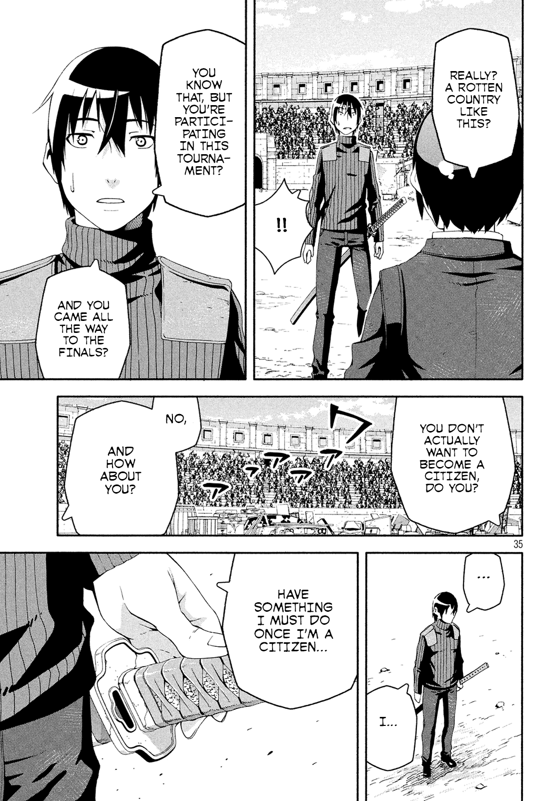 Kino's Journey - Vol.3 Chapter 11: Coliseum -Avengers- 3/4