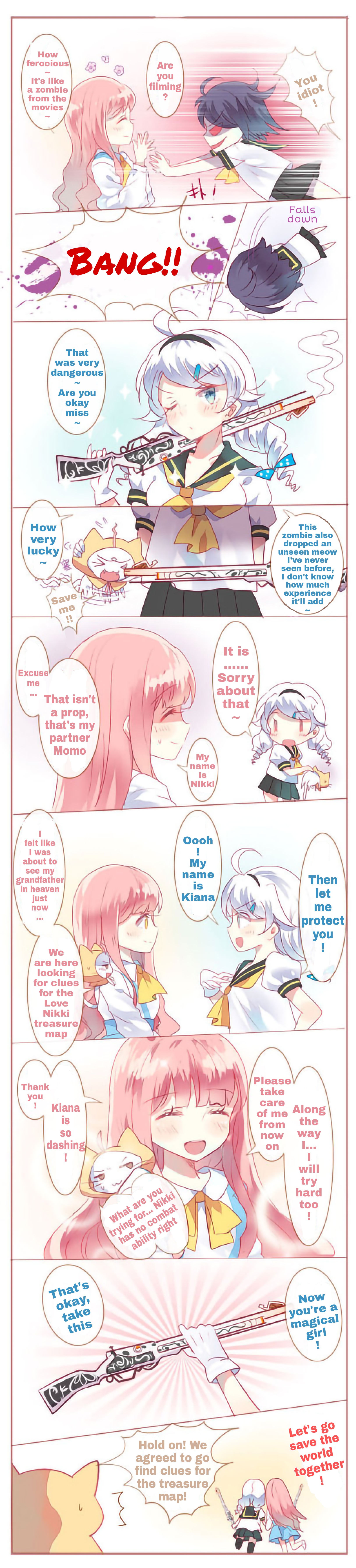 Houkai Gakuen 4-Koma - Chapter 149.1: Love Nikki-Dress Up Queen X Houkai Gakuen