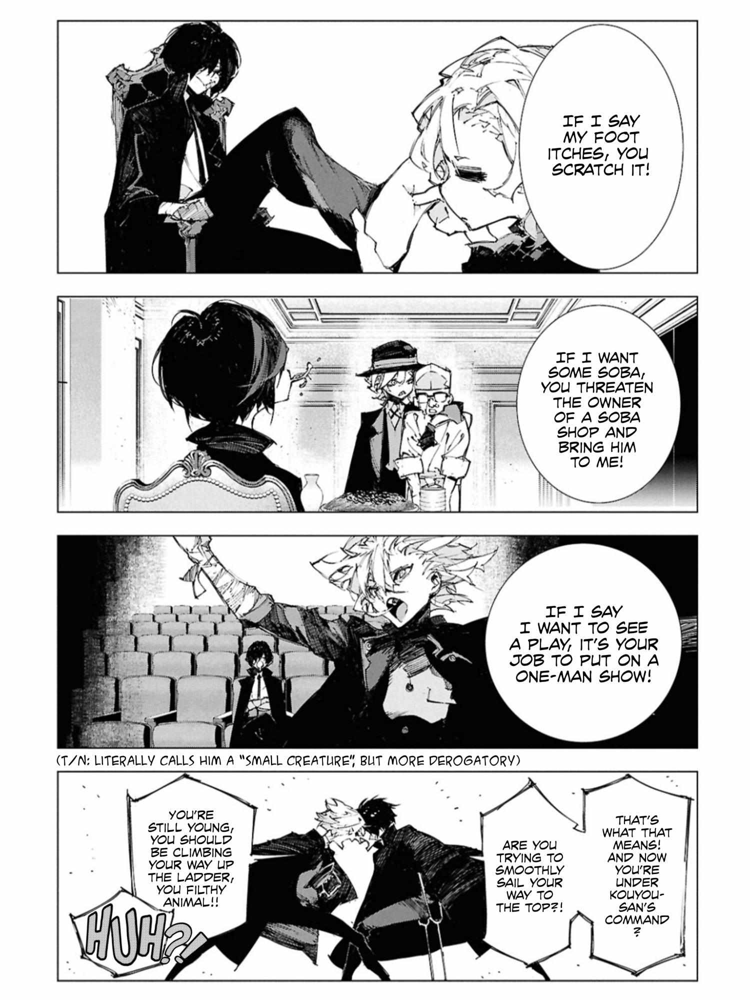 Bungou Stray Dogs: Dazai, Chuuya, Juugo-Sai - Chapter 22