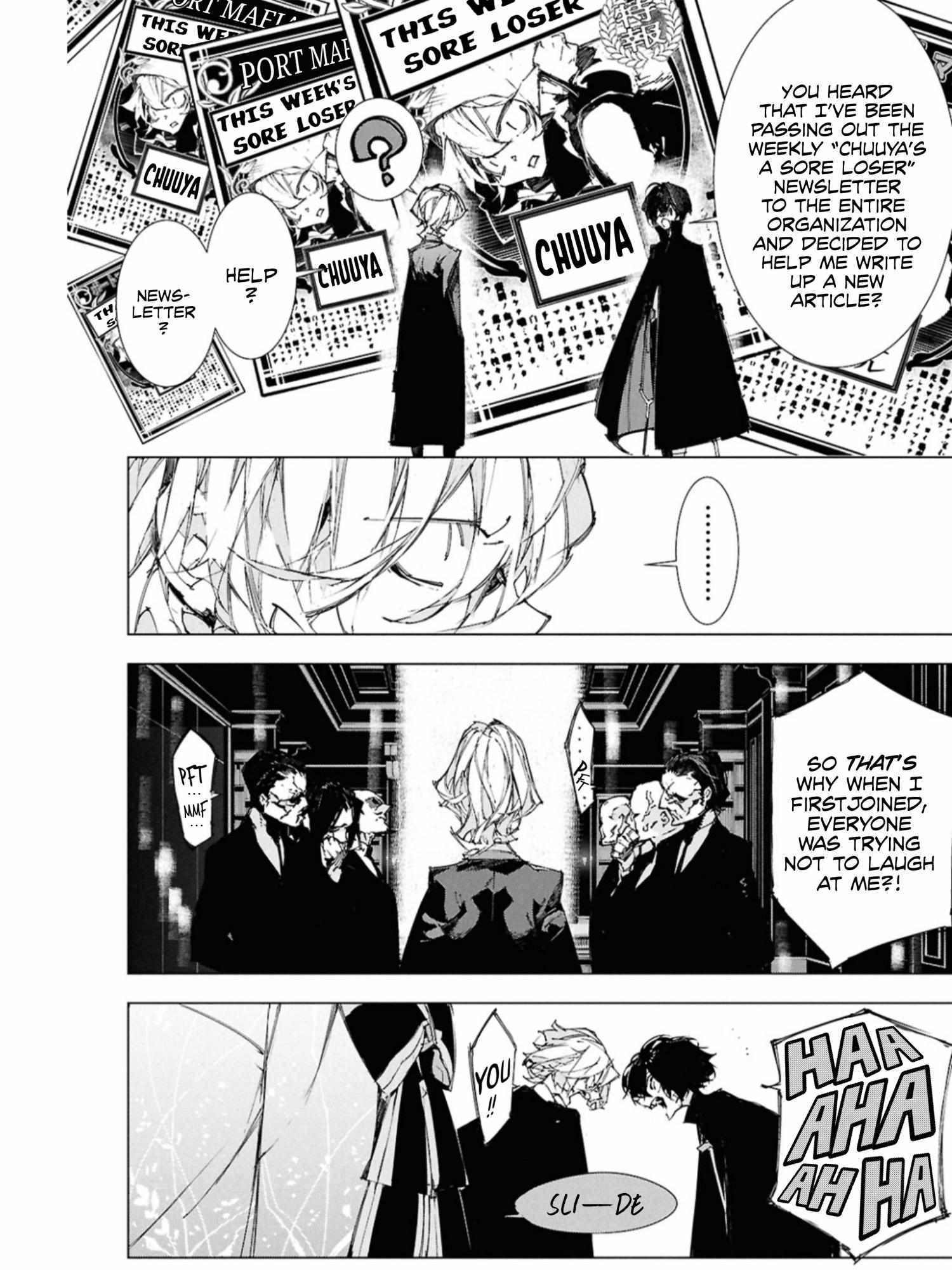 Bungou Stray Dogs: Dazai, Chuuya, Juugo-Sai - Chapter 22